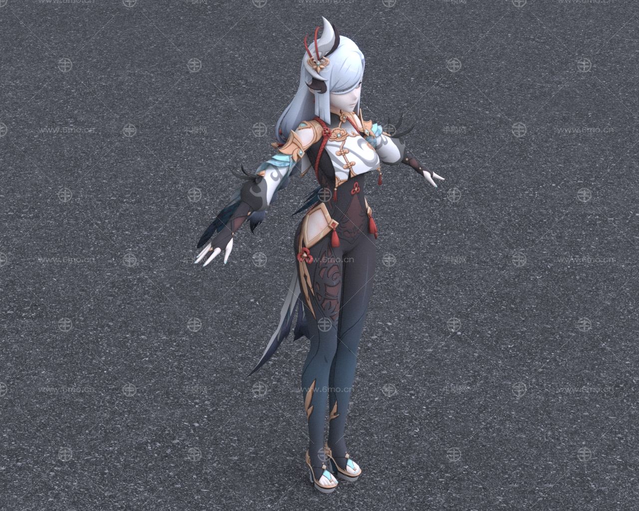 原神二次元动漫少女申鹤