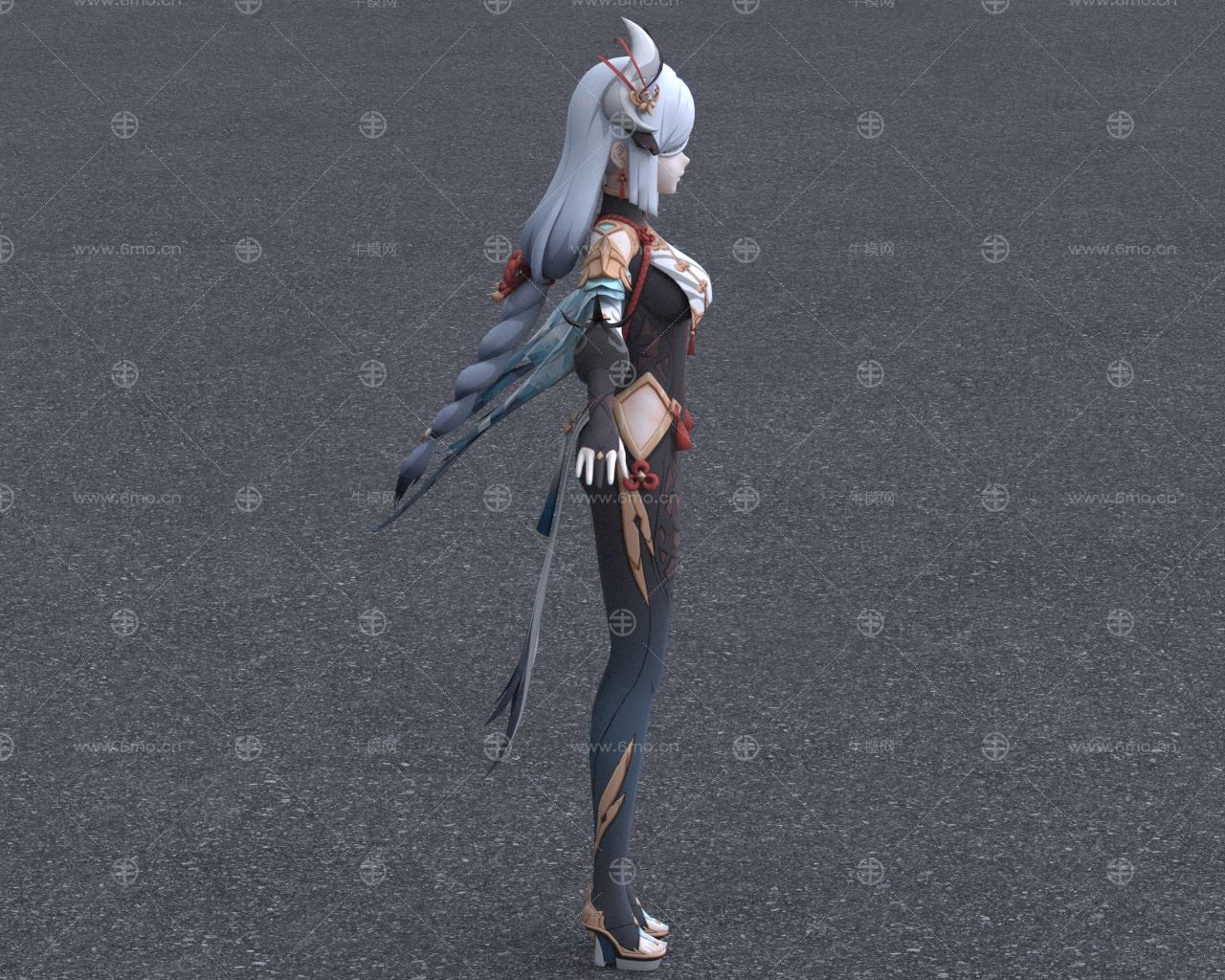 原神二次元动漫少女申鹤