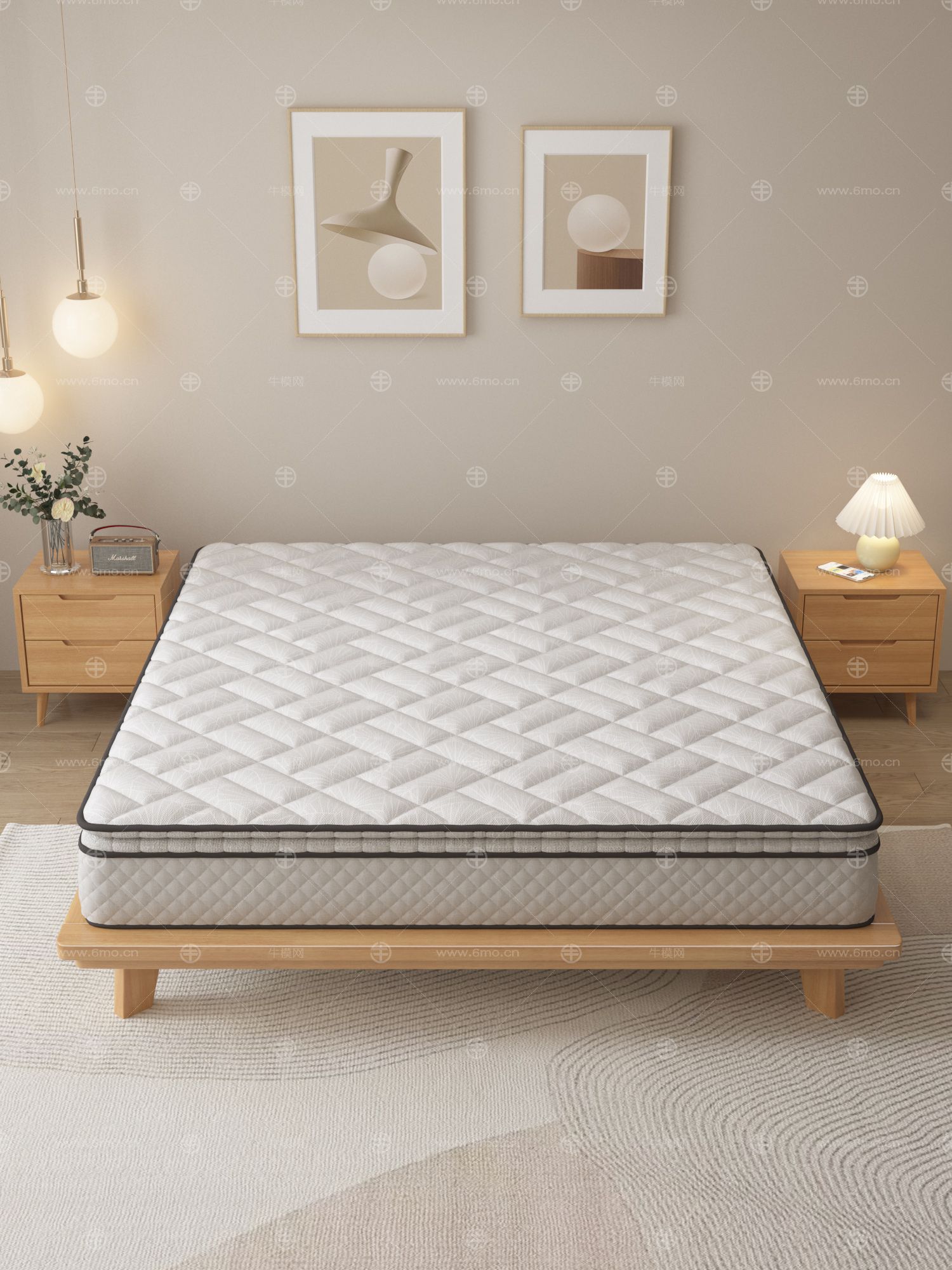 北欧床垫，现代床垫，床垫