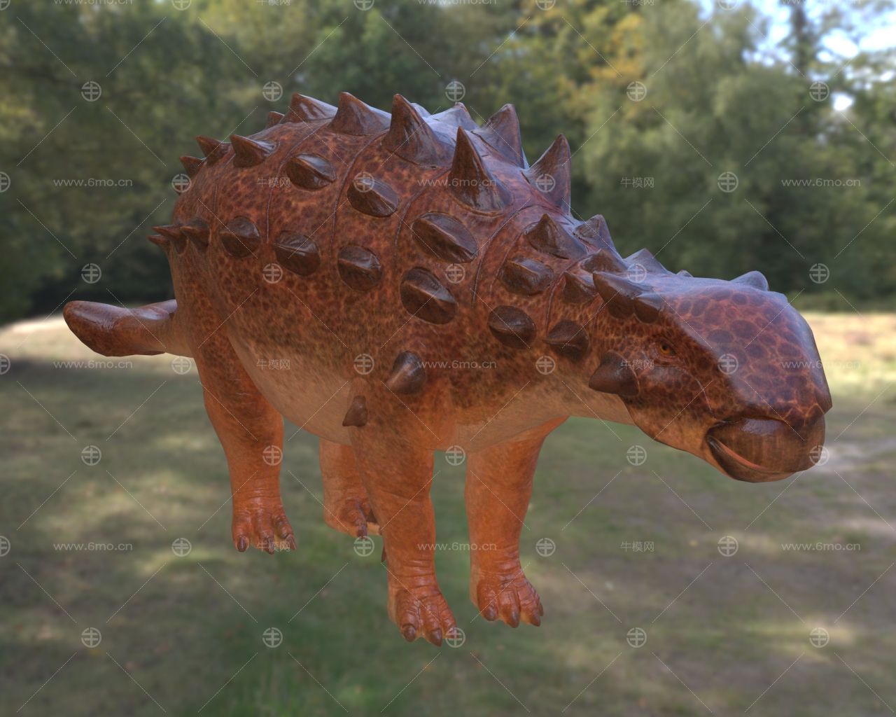 包头龙上白垩纪远古灭绝生物恐龙