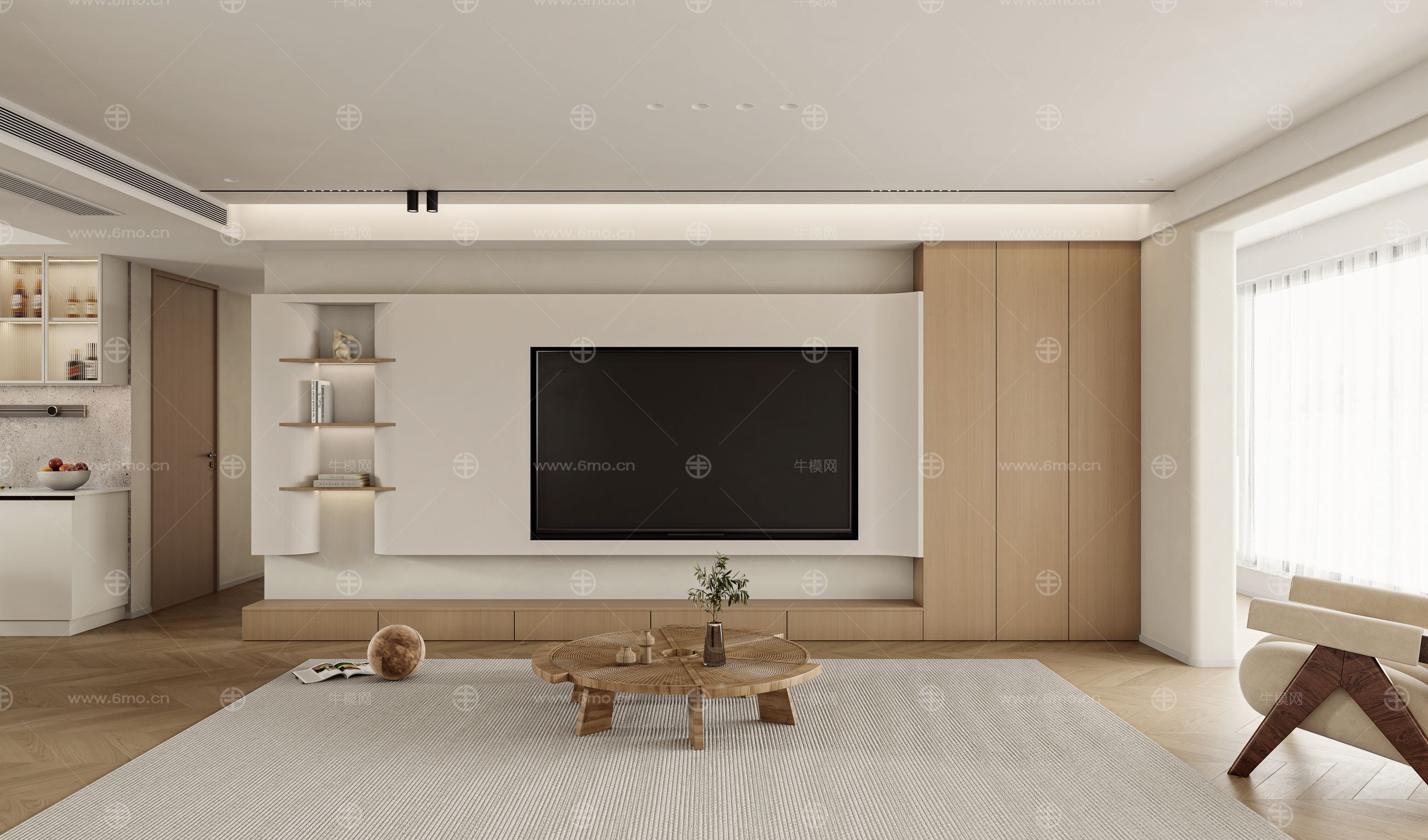现代，CAD，家装施工图