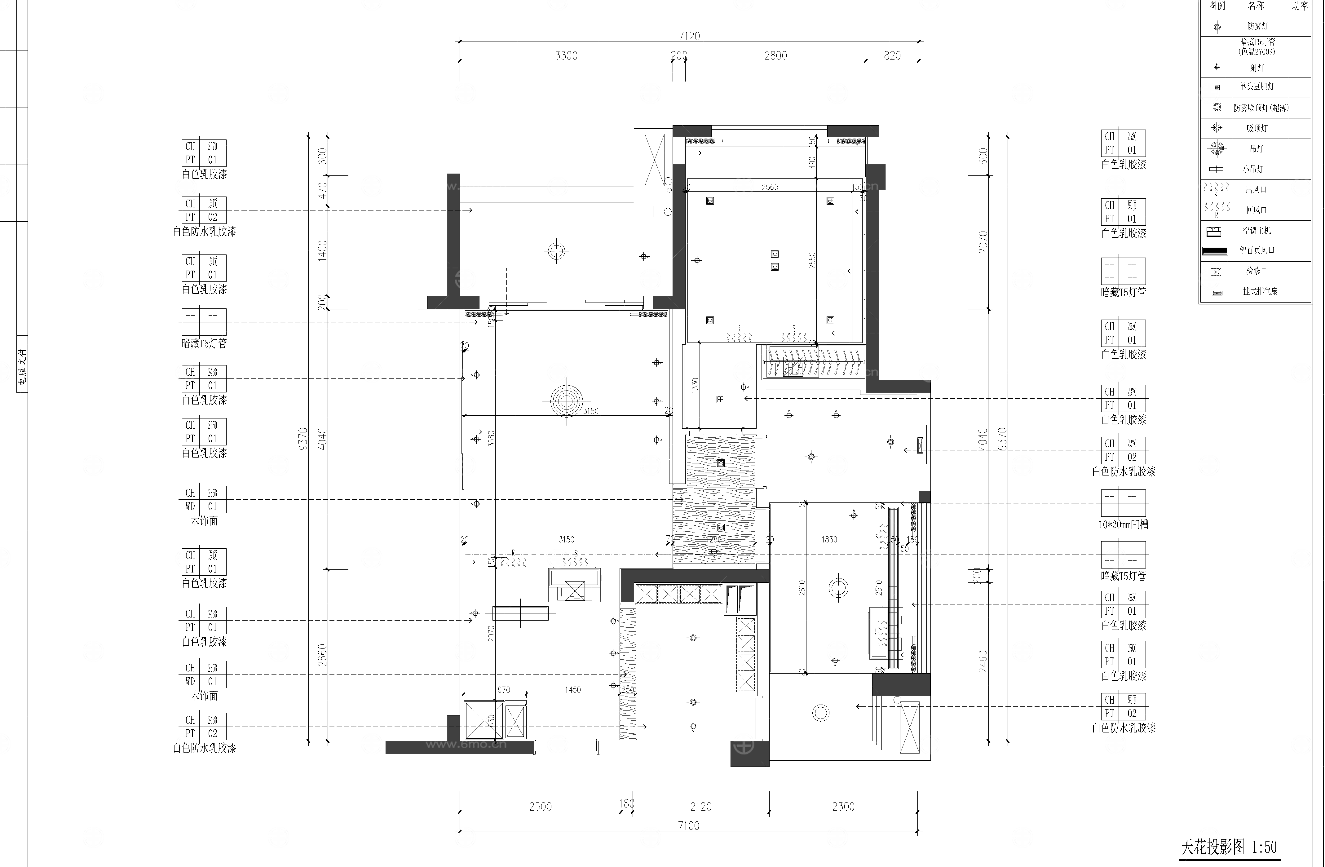 家装施工图，CAD