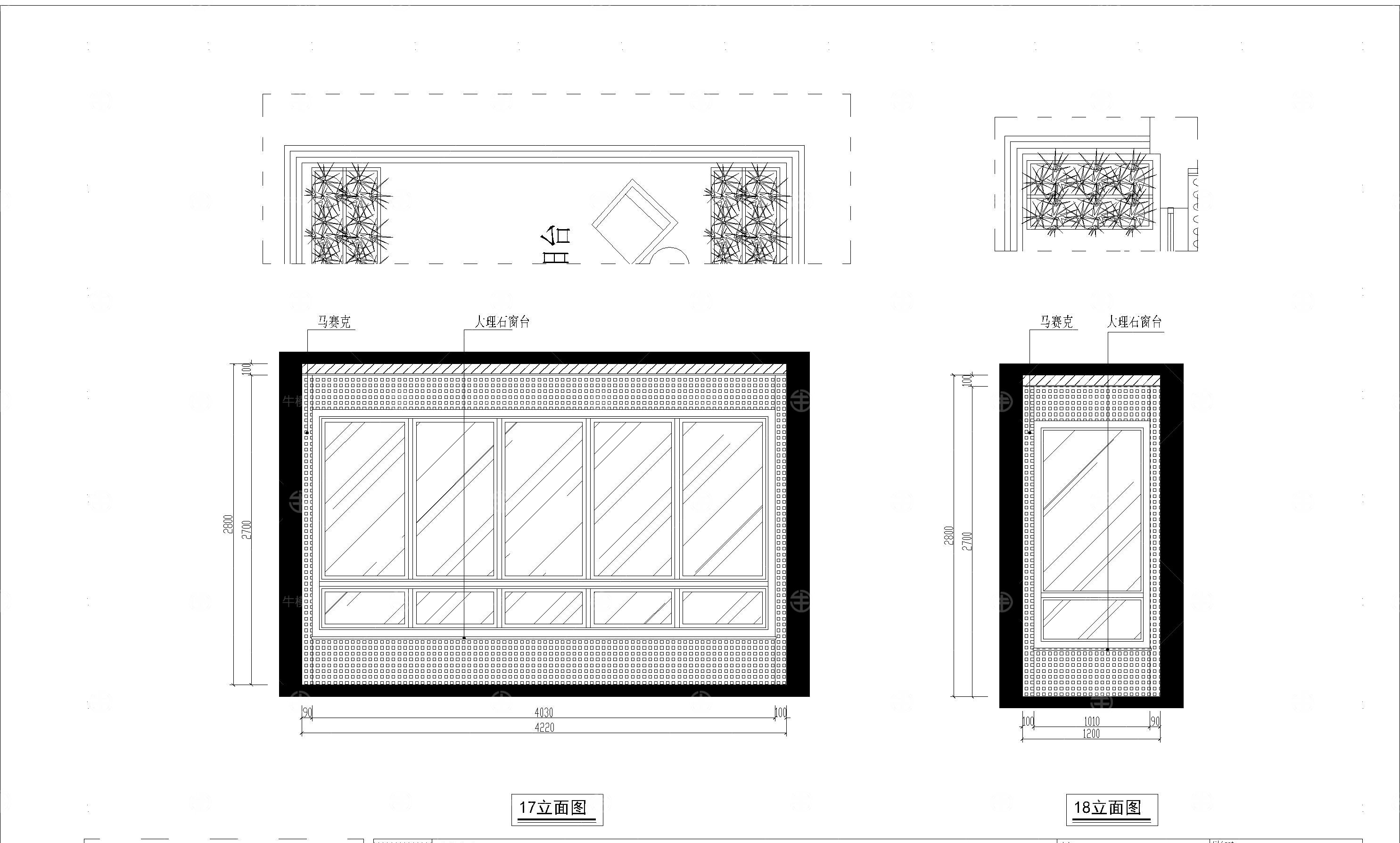 现代简约施工图