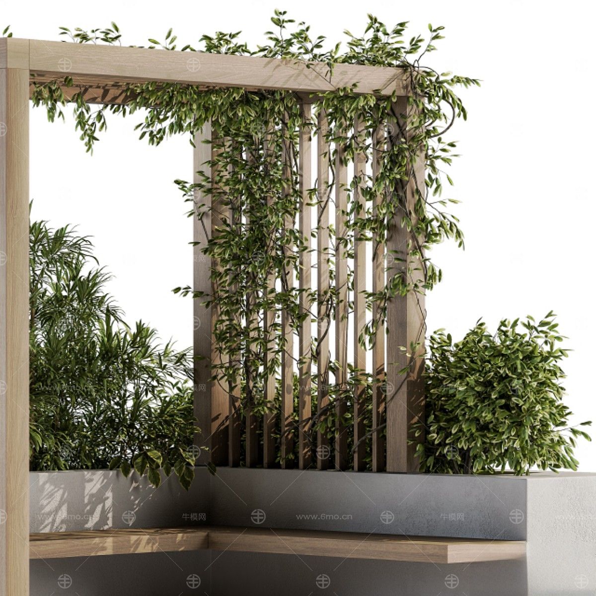 现代建筑户外,景观小品