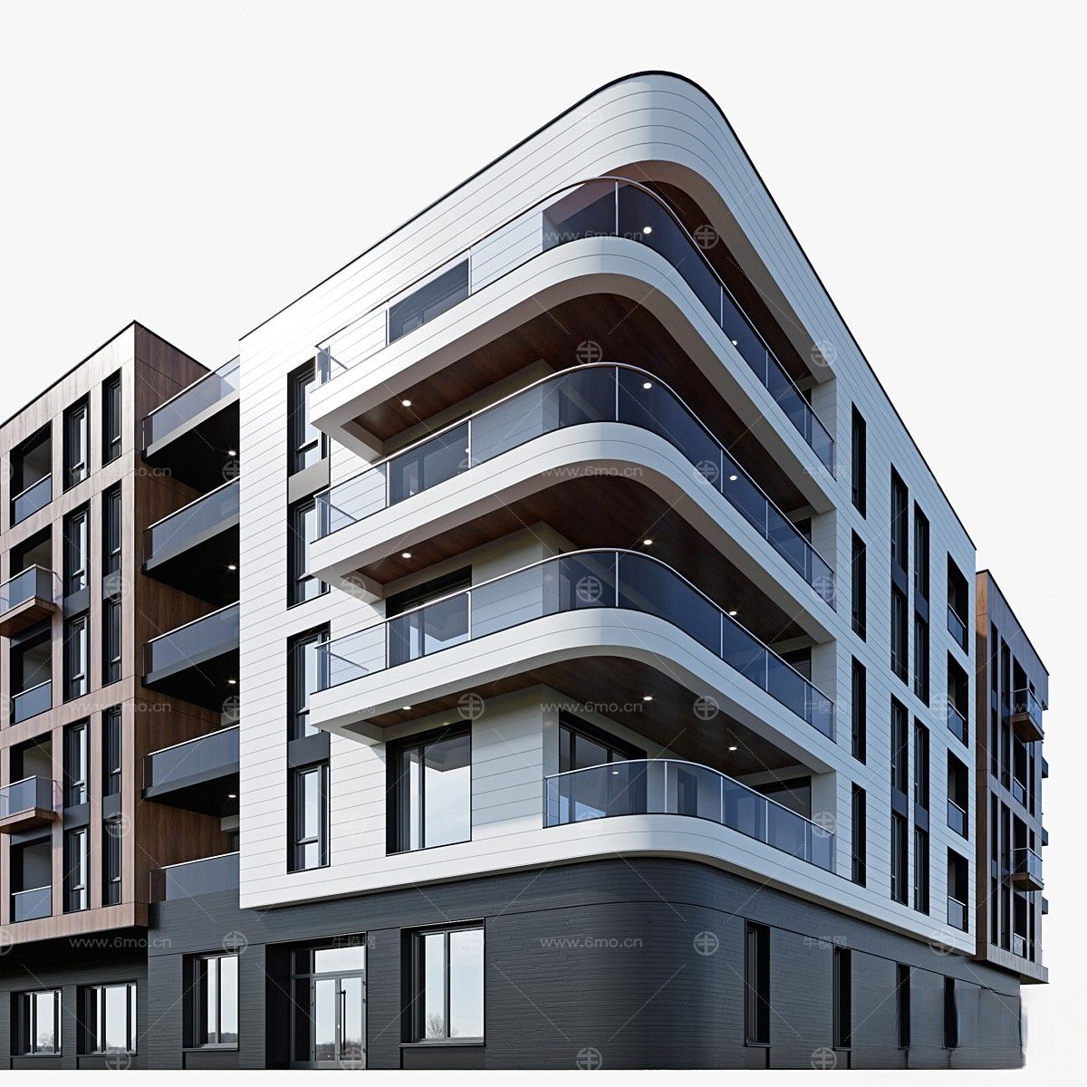现代建筑户外,建筑外观