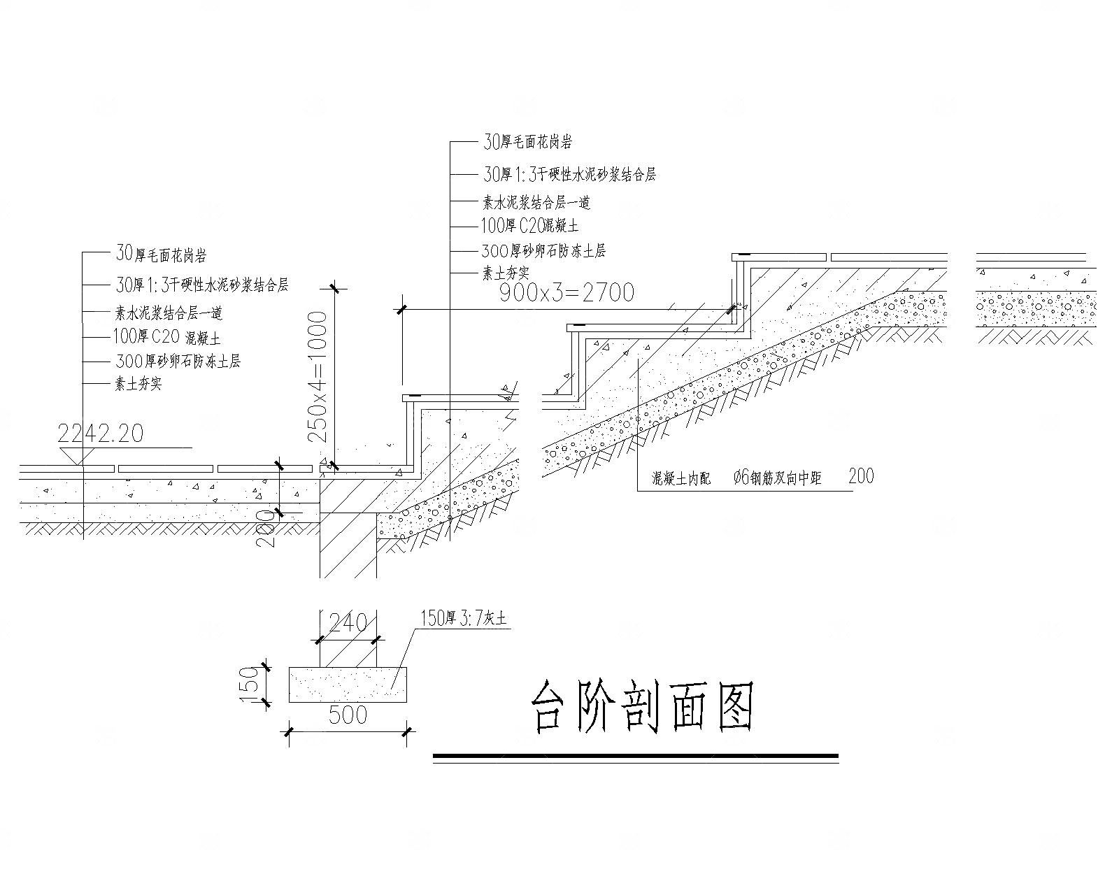 台阶坡道CAD