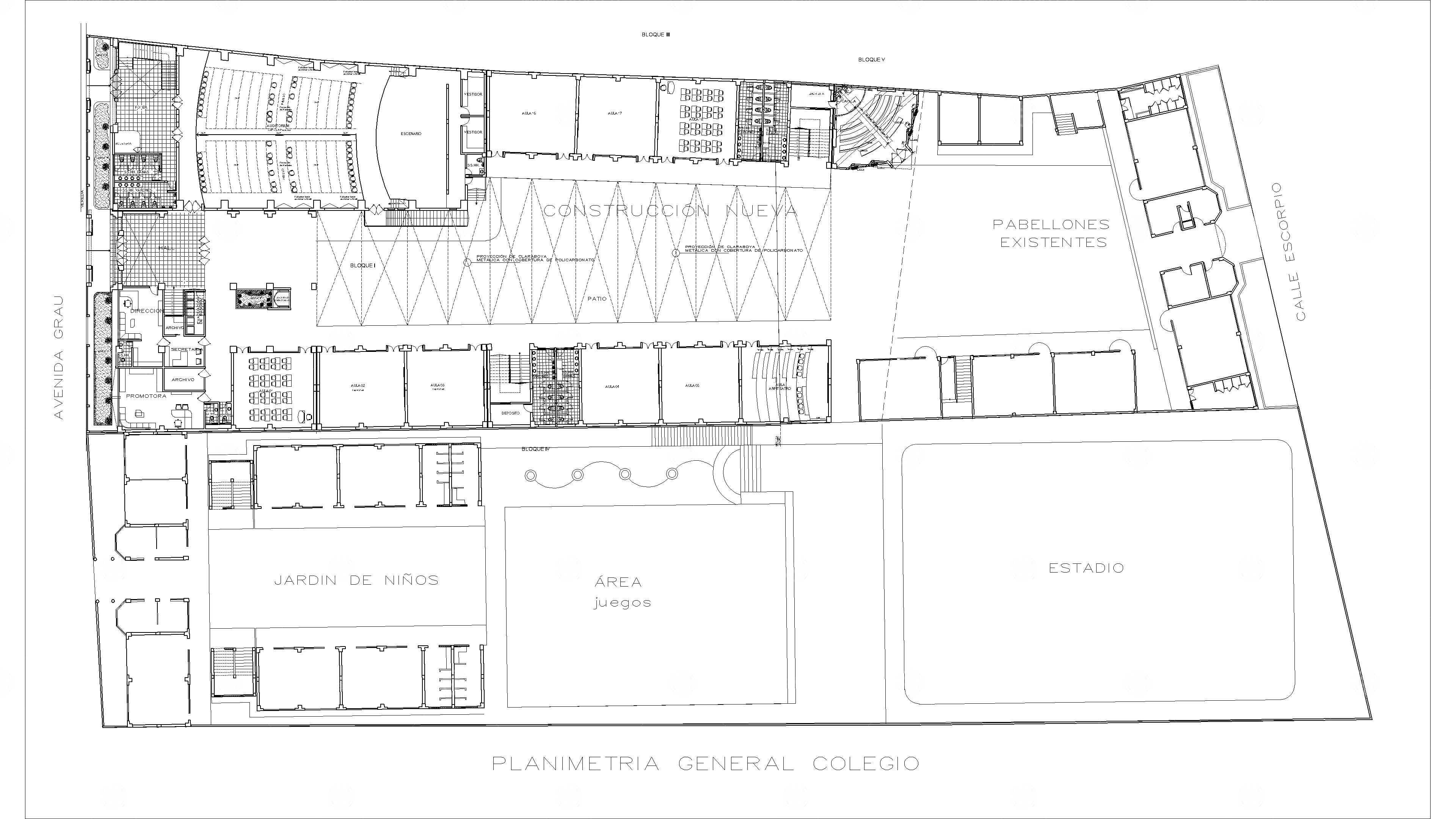 中学扩建Cad图纸
