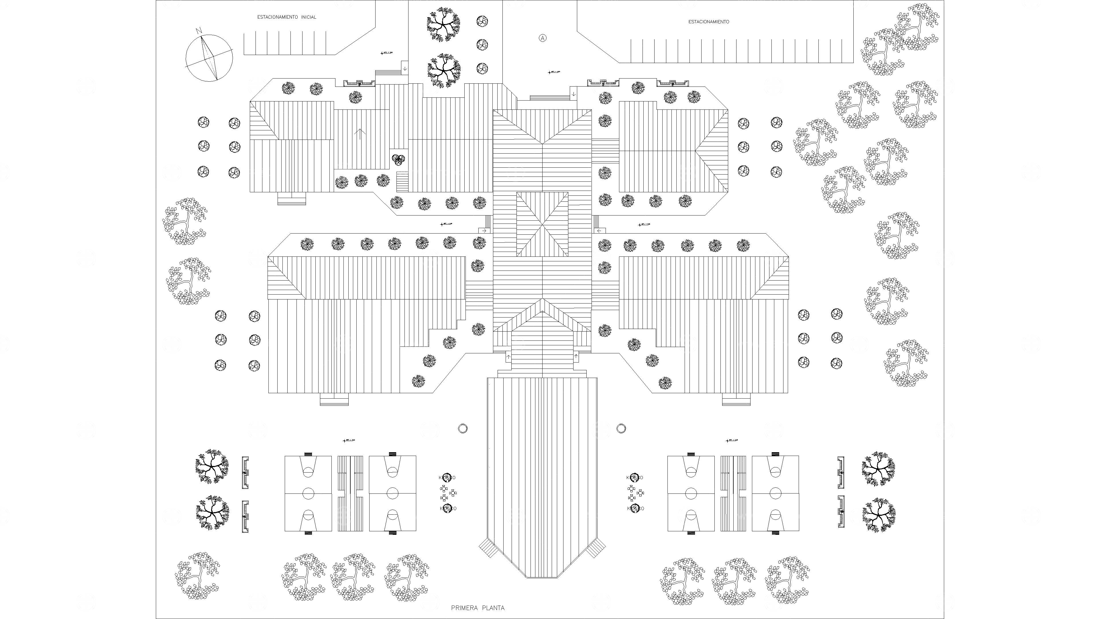 大学建筑图纸项目