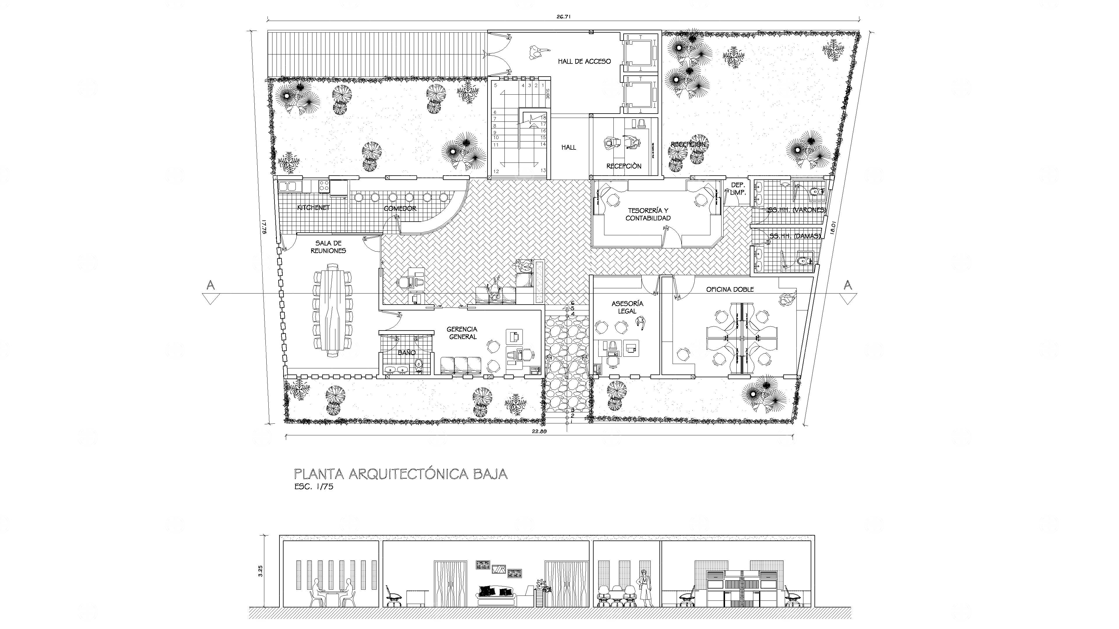 办公建筑项目图纸Dwg