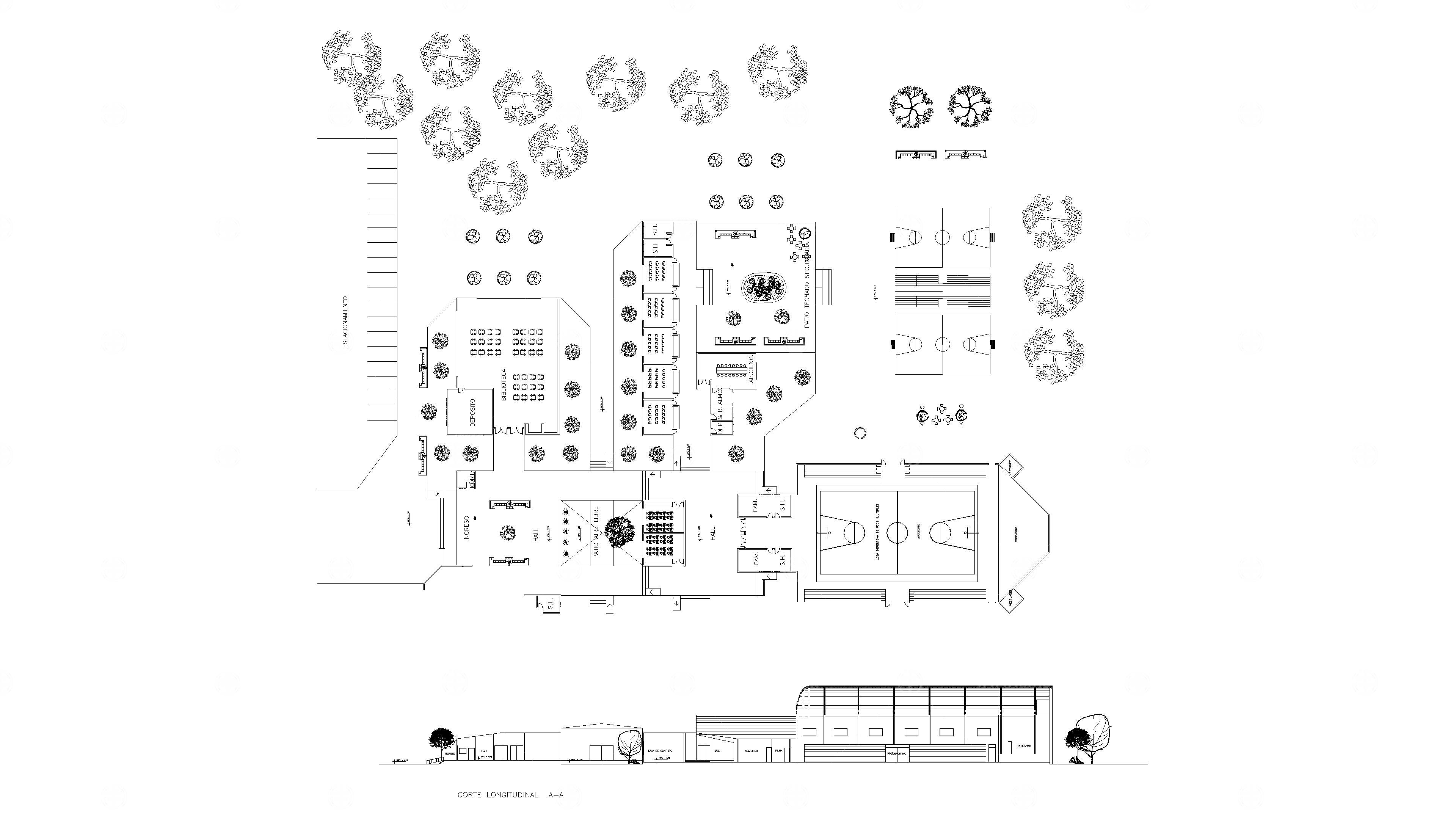 大学建筑图纸项目