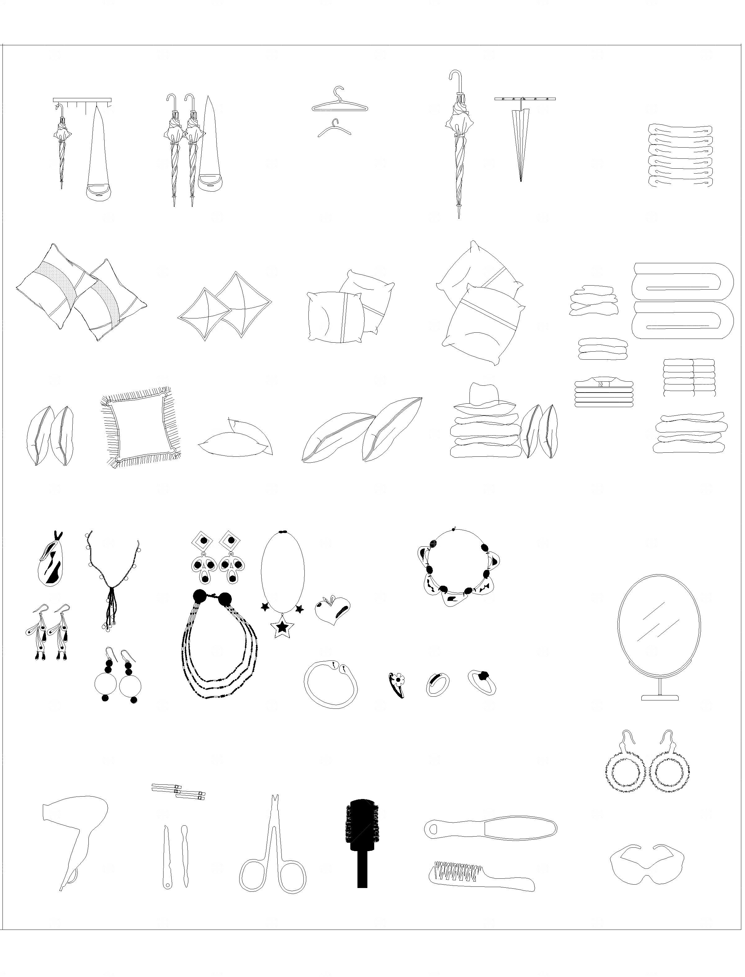 服装鞋帽模特CAD