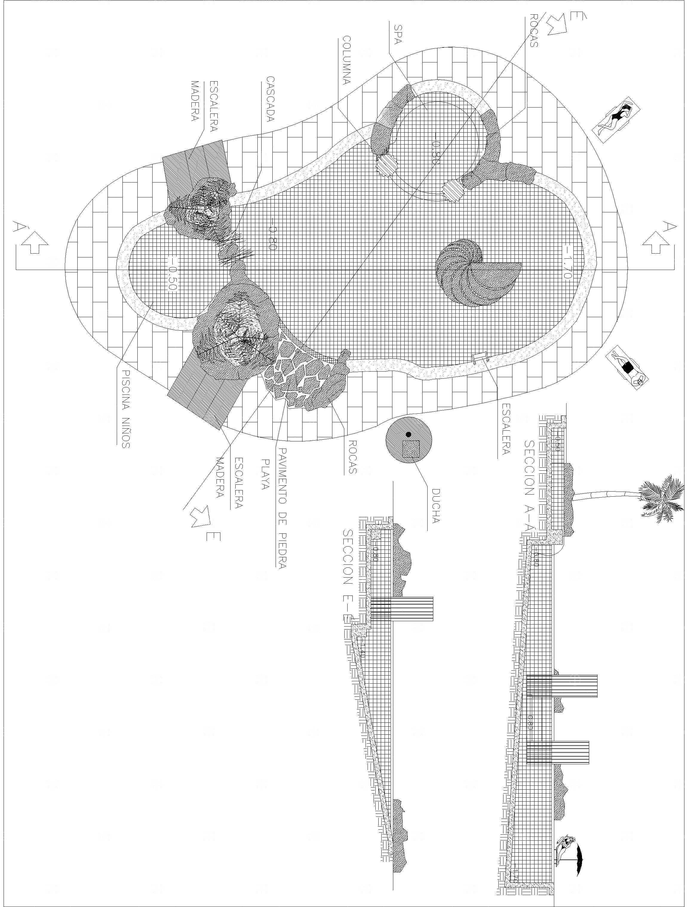 游泳池建筑详图
