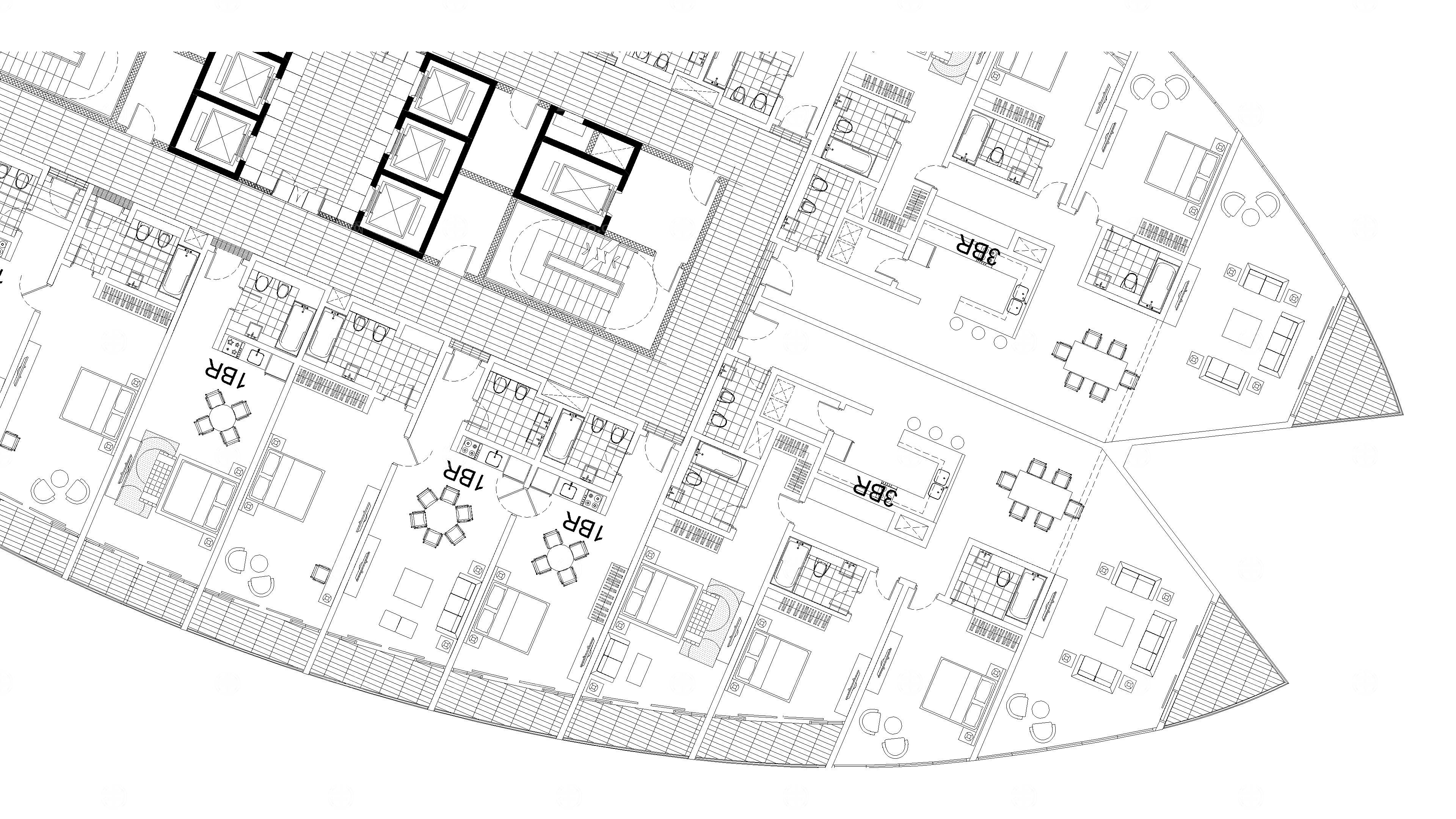 现代酒店图纸计划