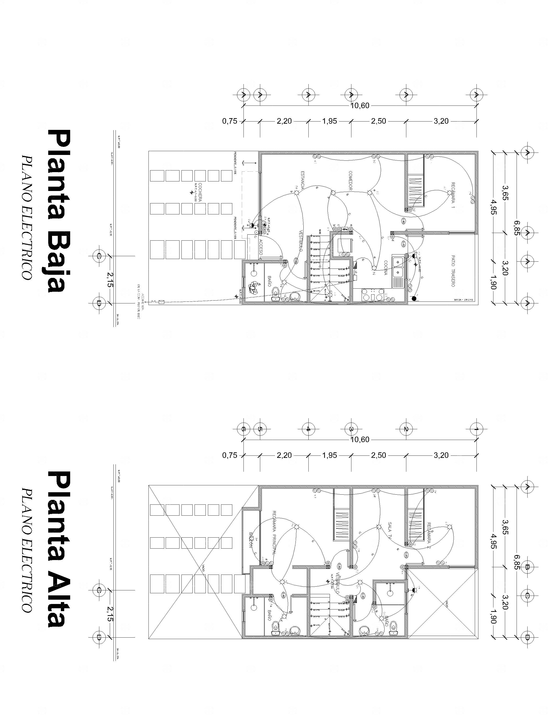 120平方米独栋全建筑电气工程