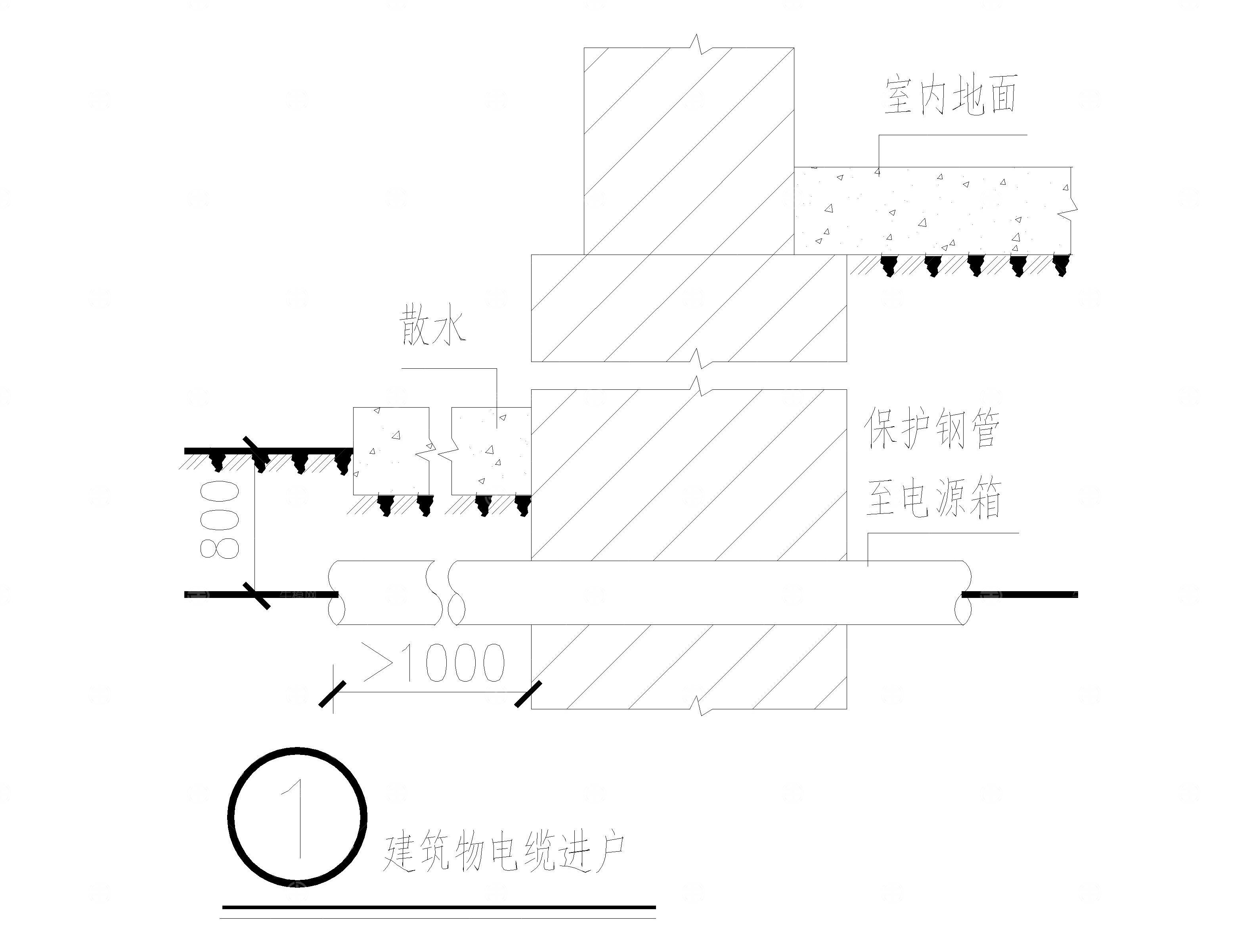电缆敷设CAD大样详图