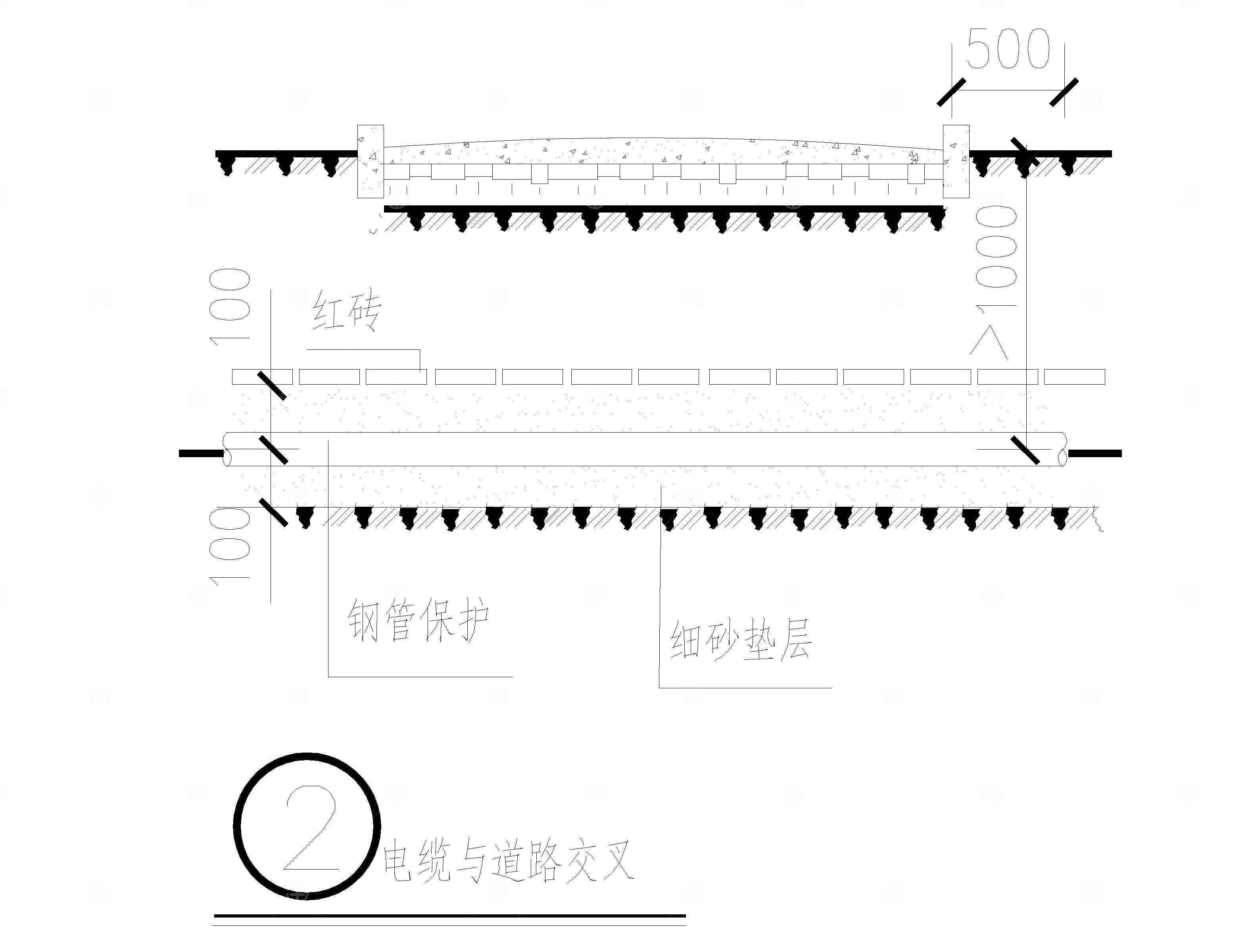 电缆敷设CAD大样详图
