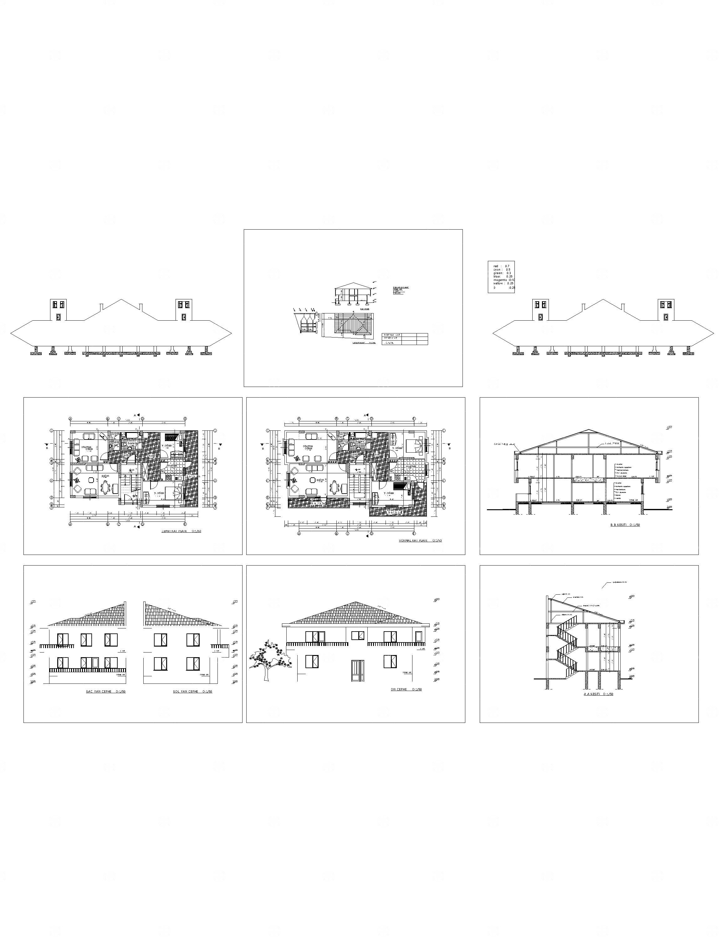别墅建筑图