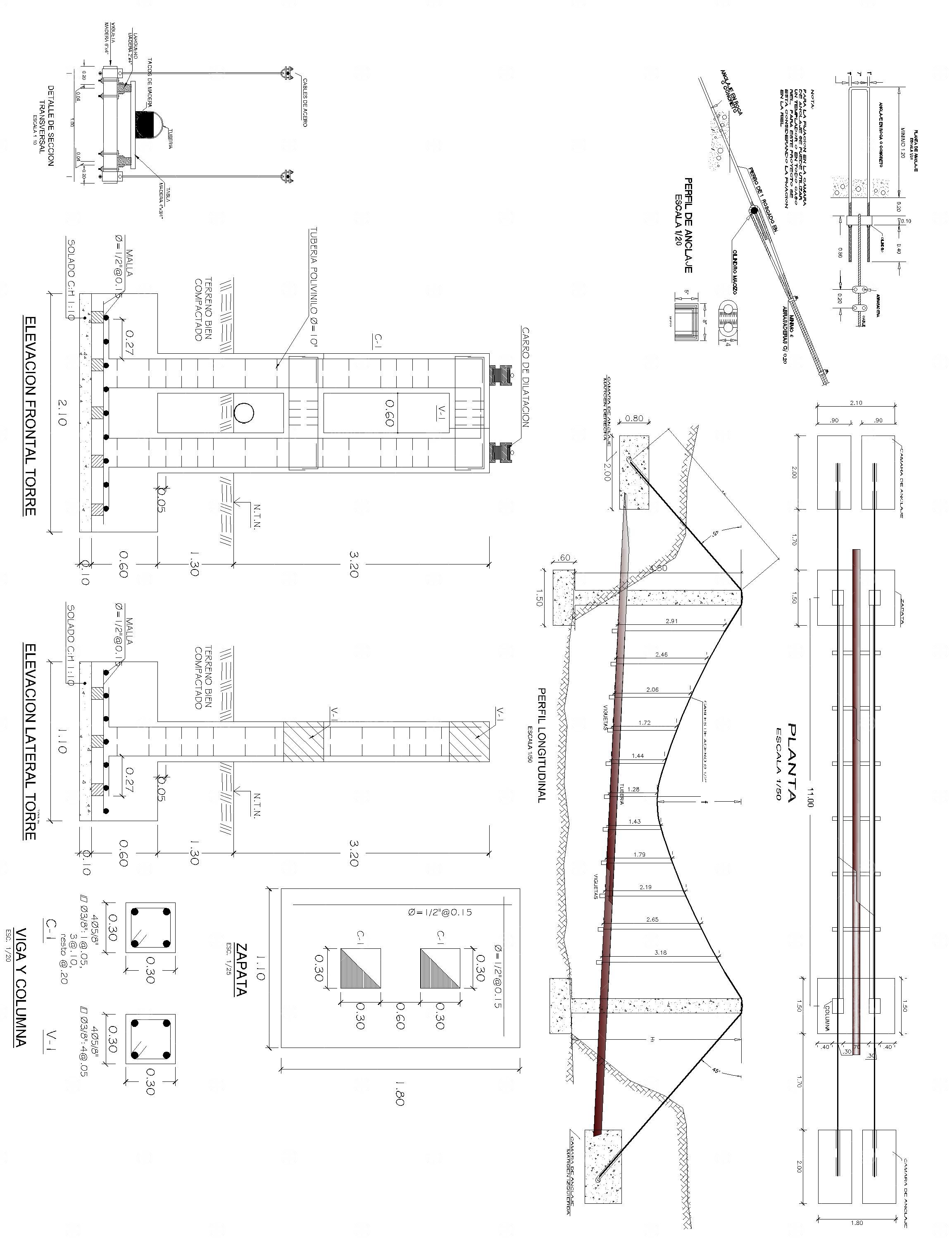 桥梁技术建筑制图