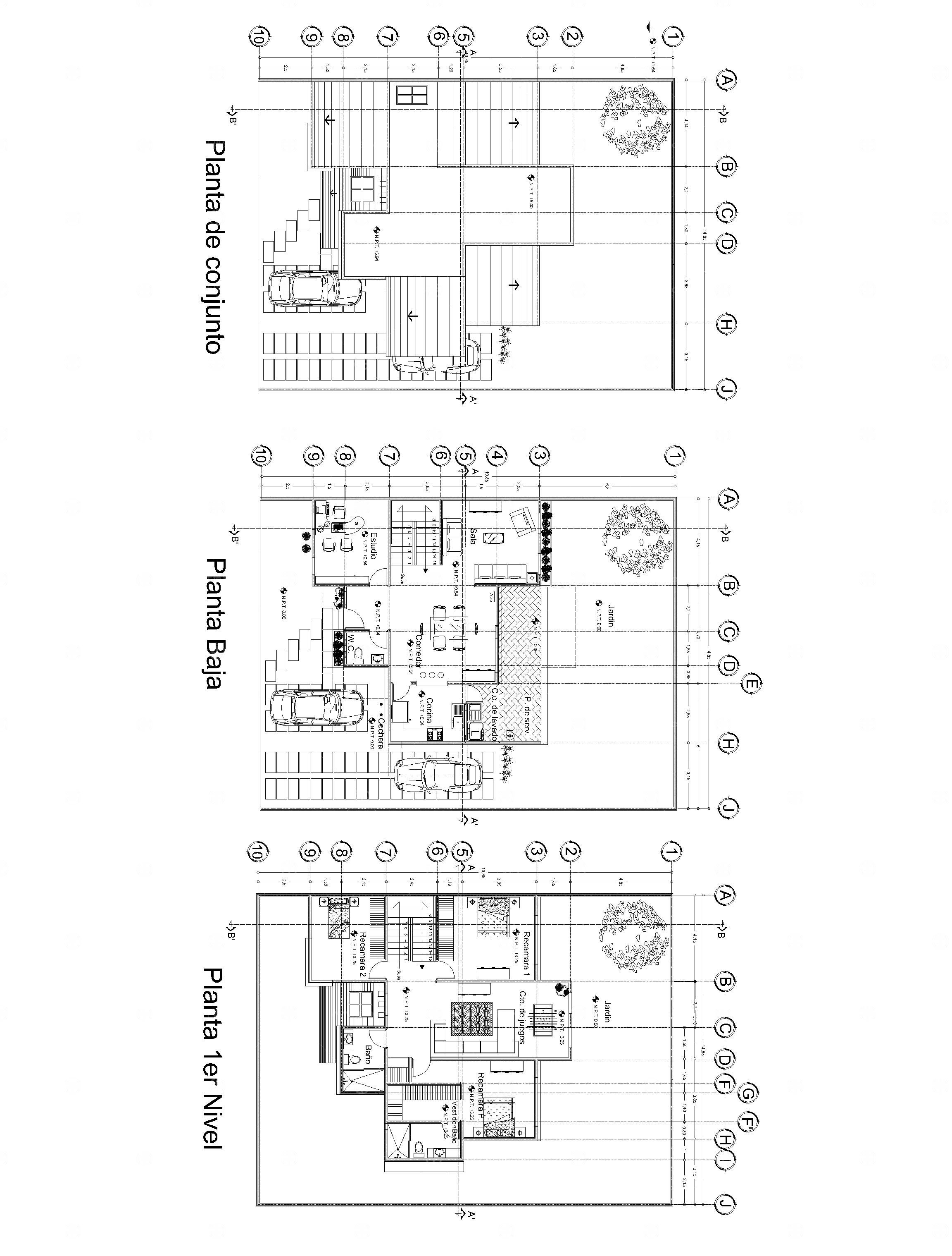 半住宅房屋图纸