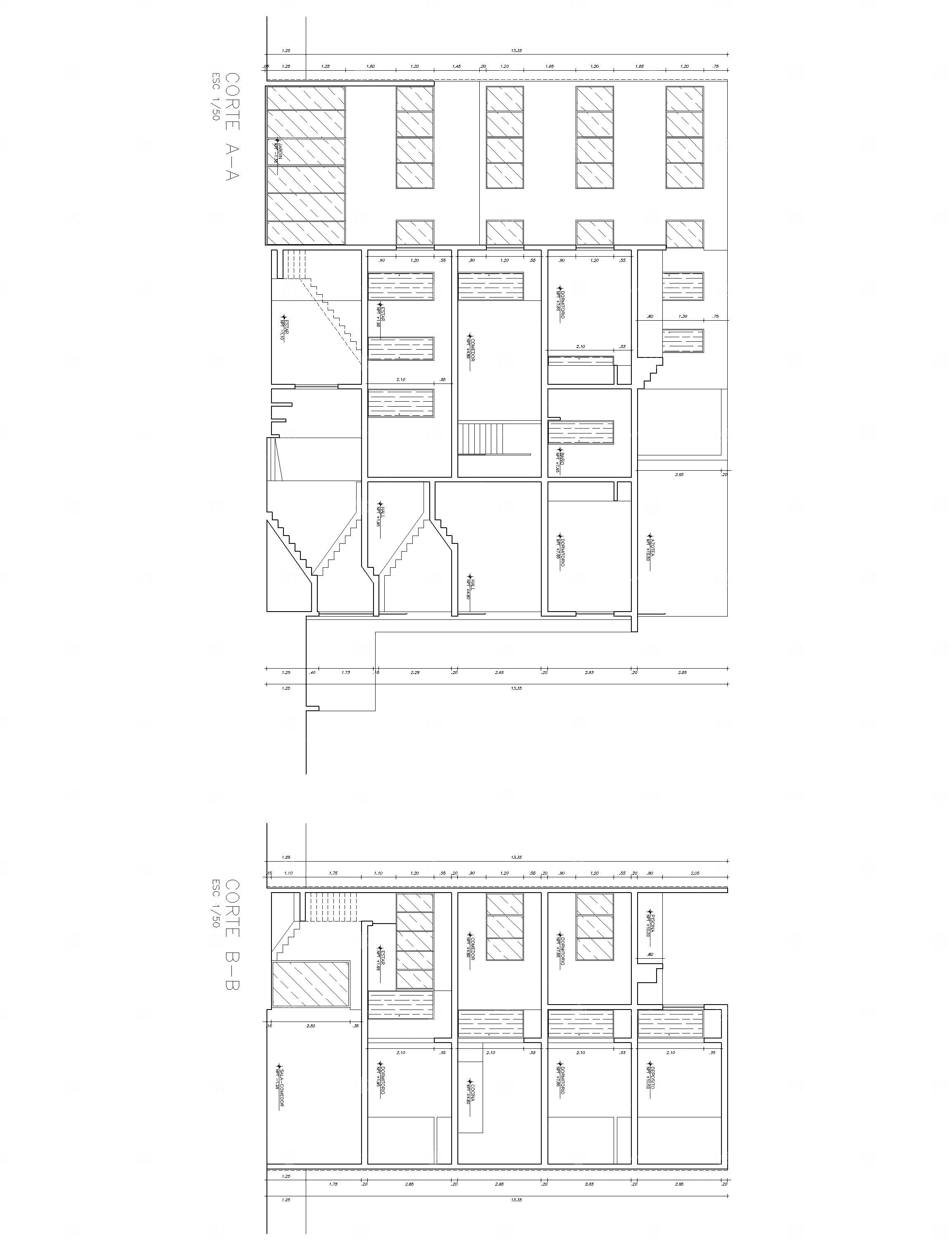 四层房屋Dwg文件