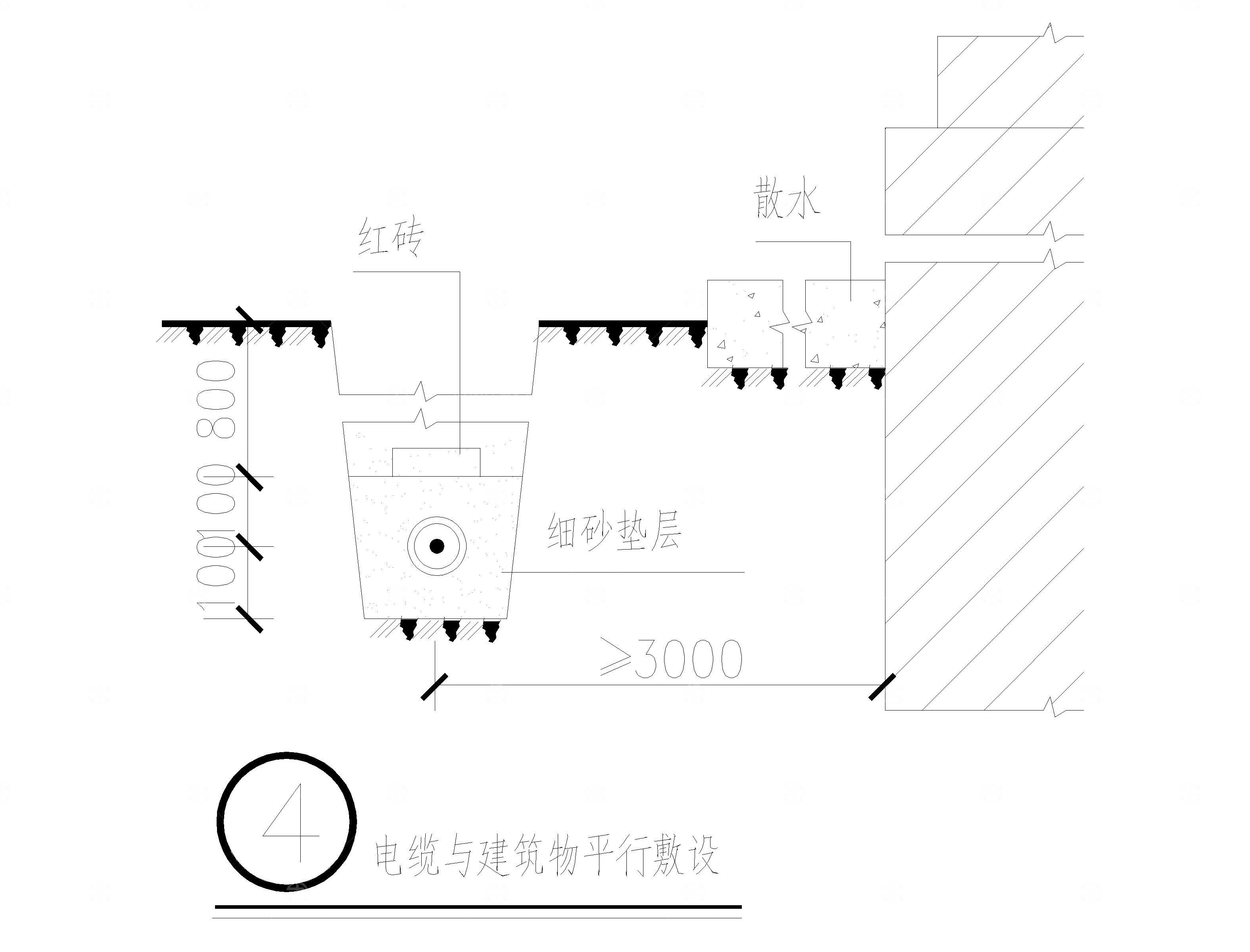 电缆敷设CAD大样详图