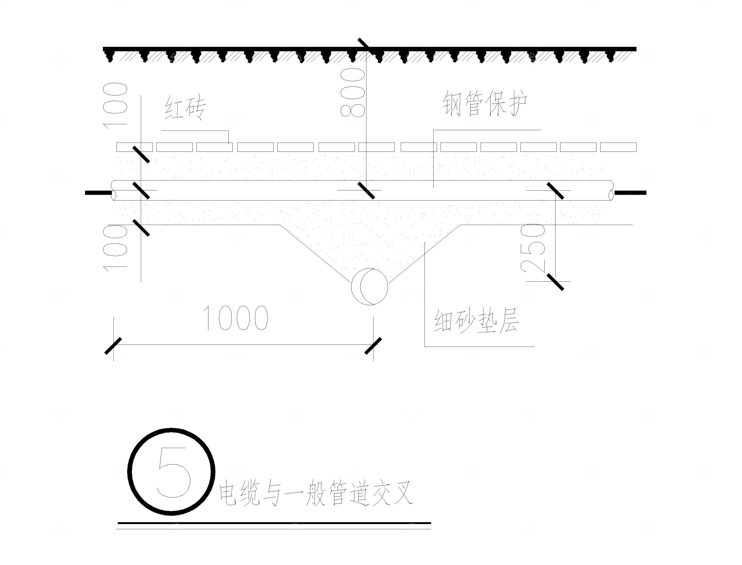 电缆敷设CAD大样详图