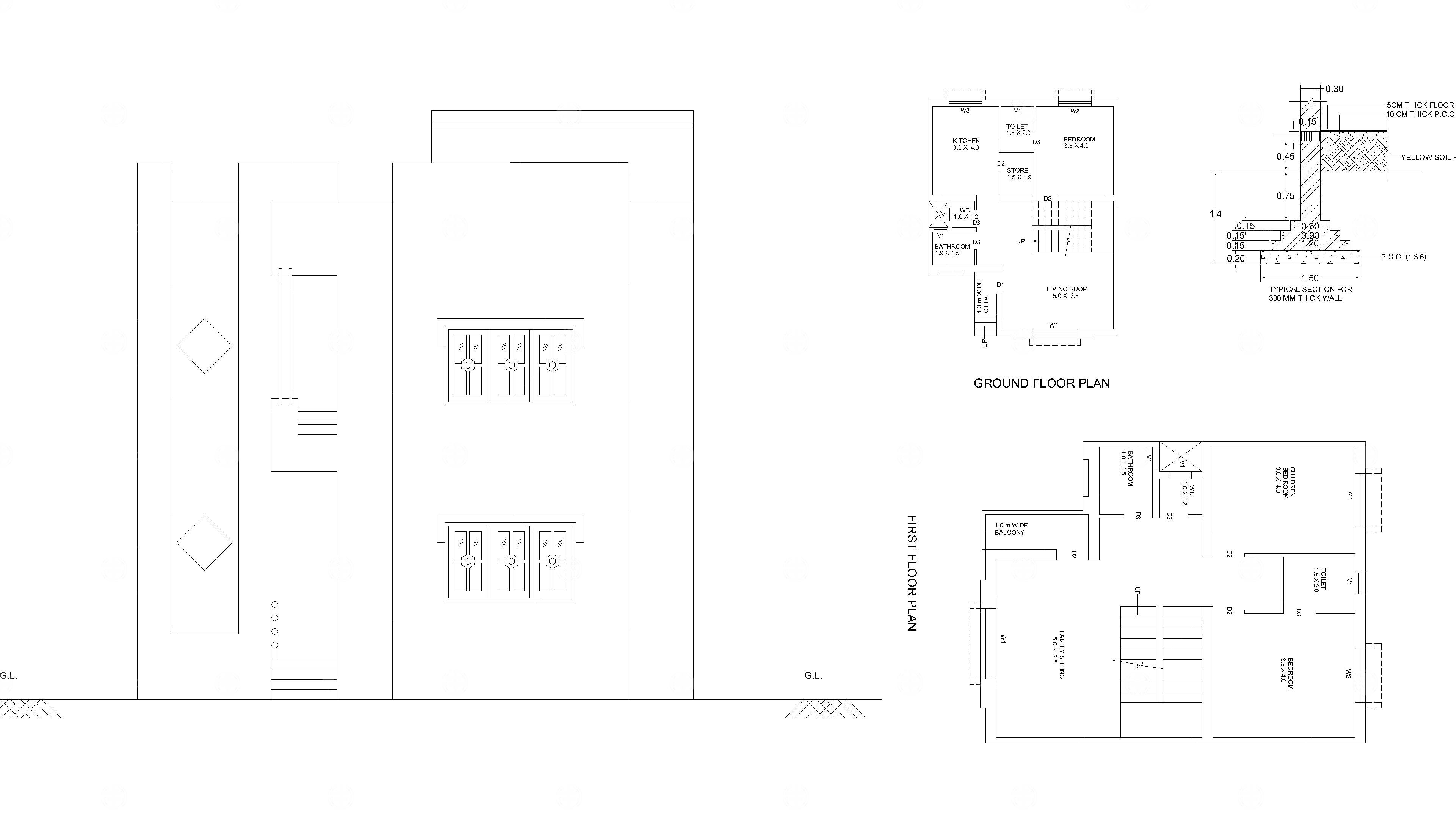 建筑房屋Dwg文件