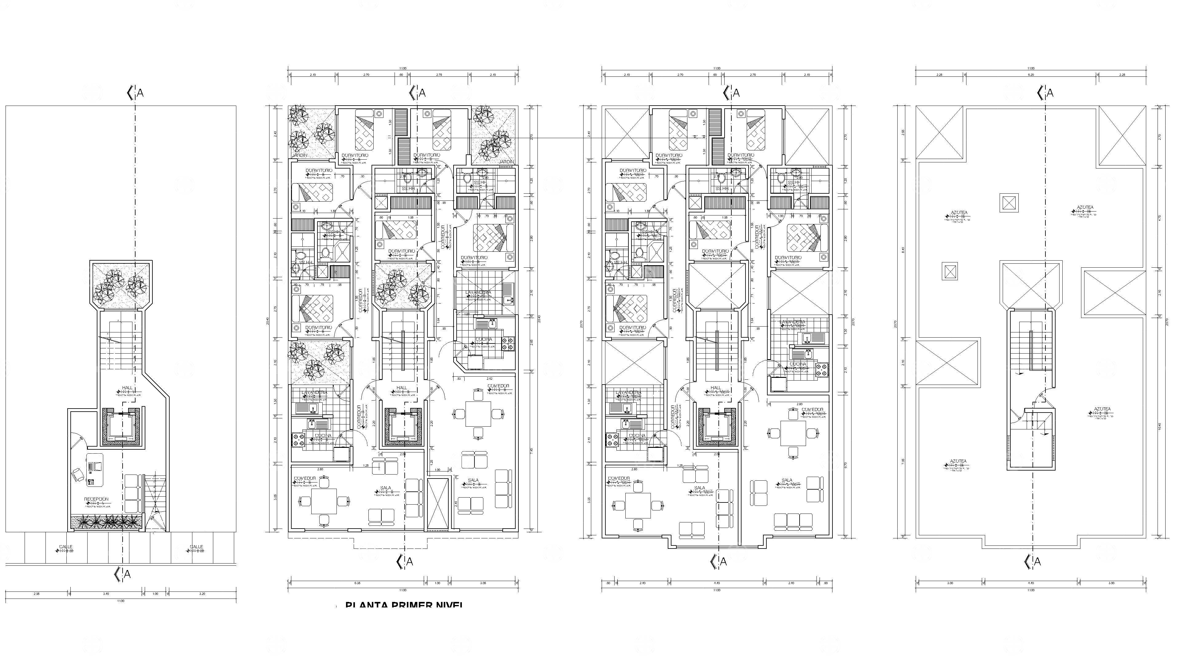 公寓6层建筑项目