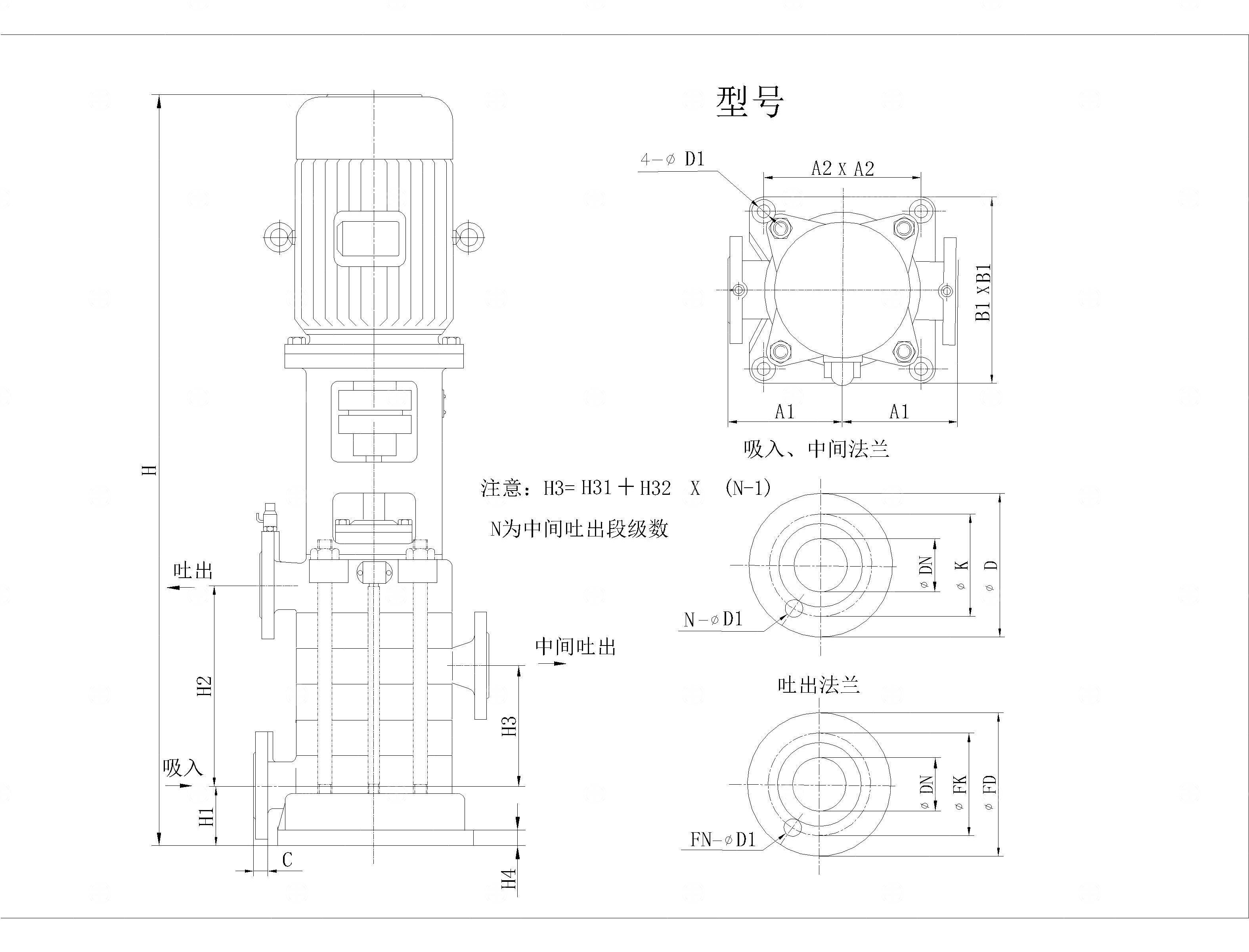 各种水泵cad