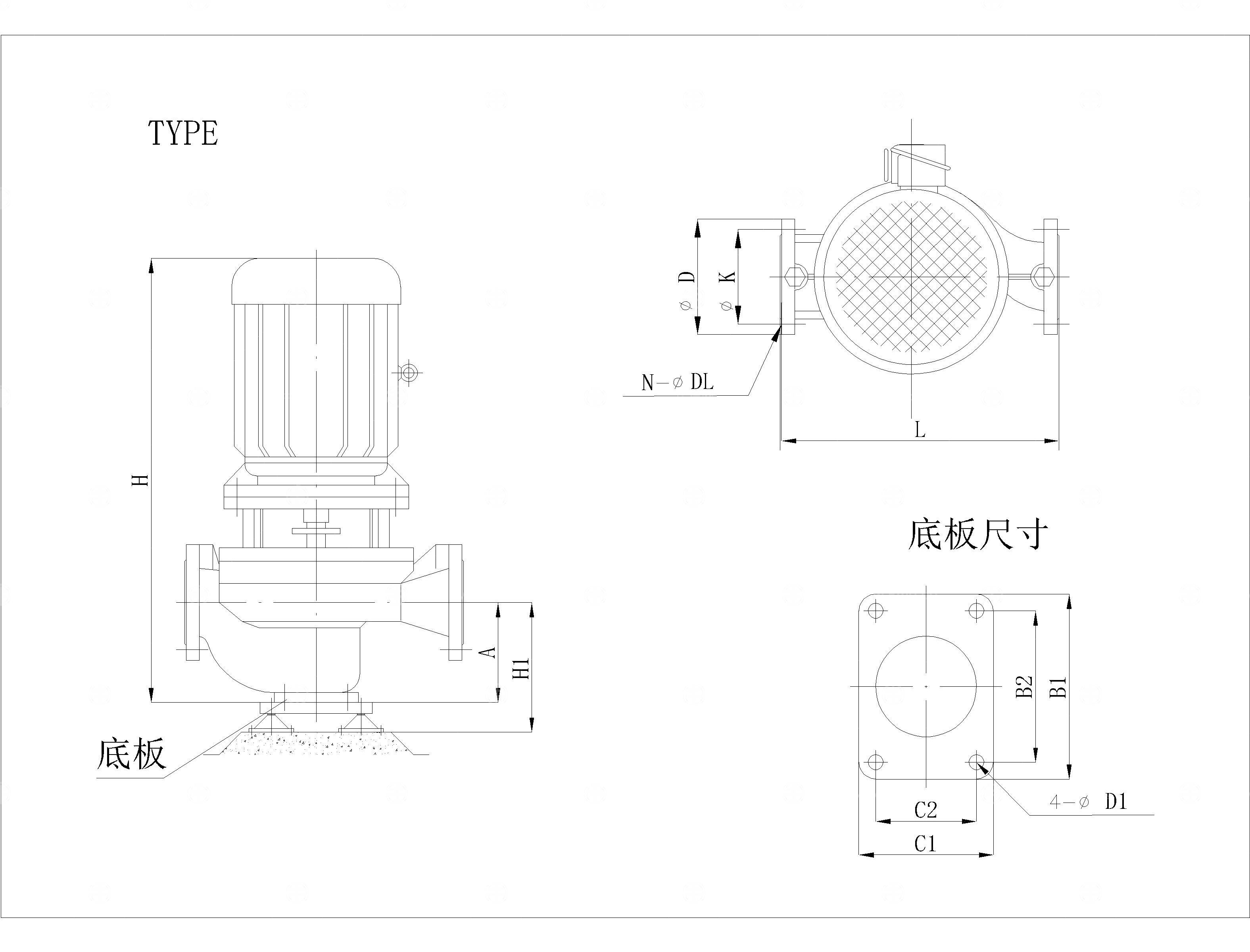各种水泵cad