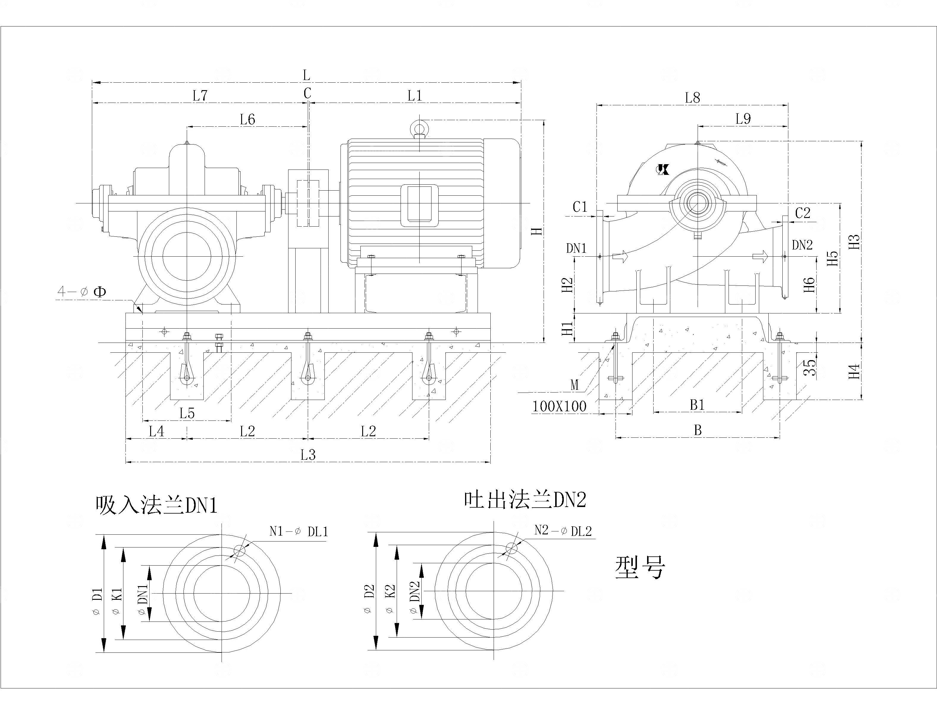 各种水泵cad