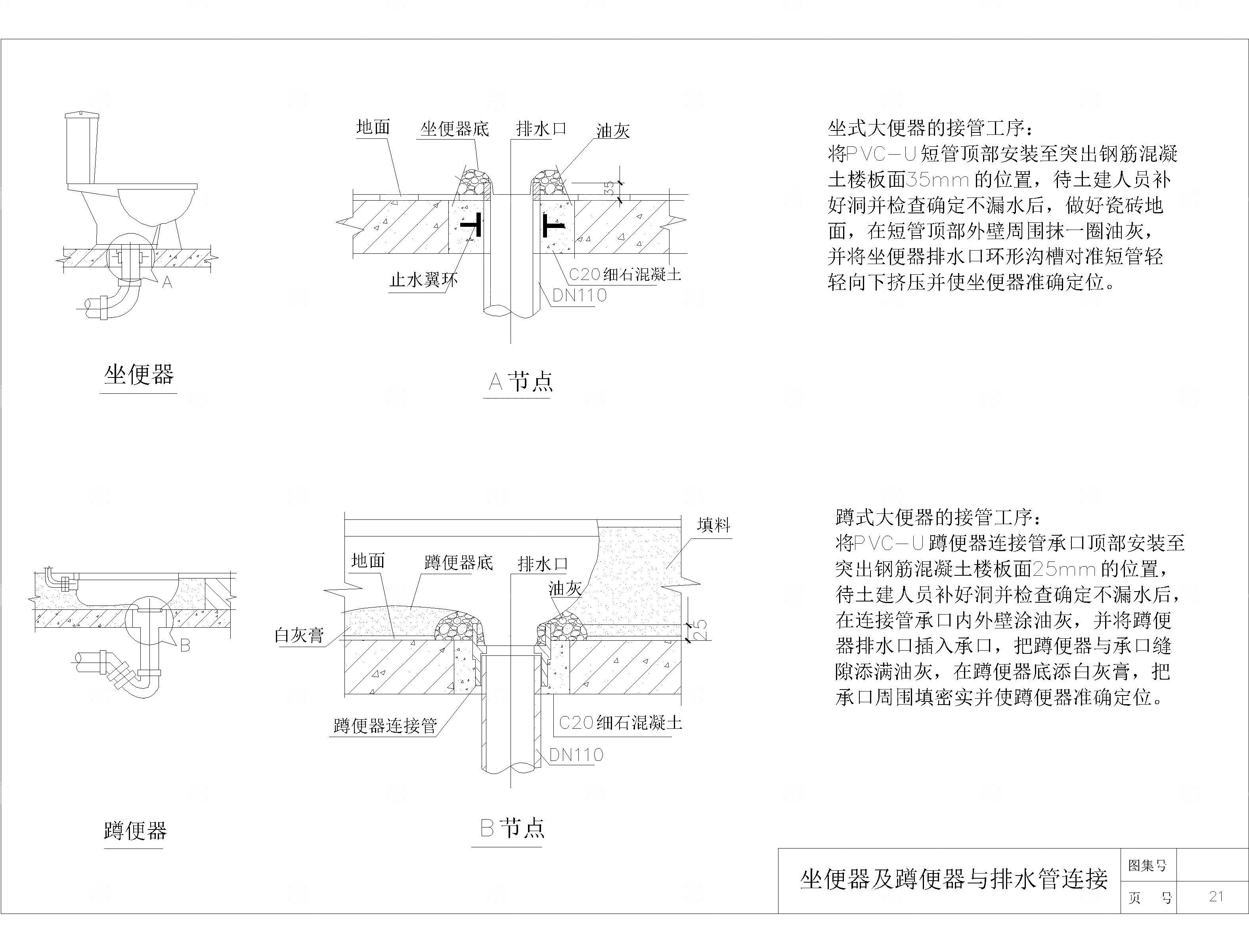 PVC排水CAD