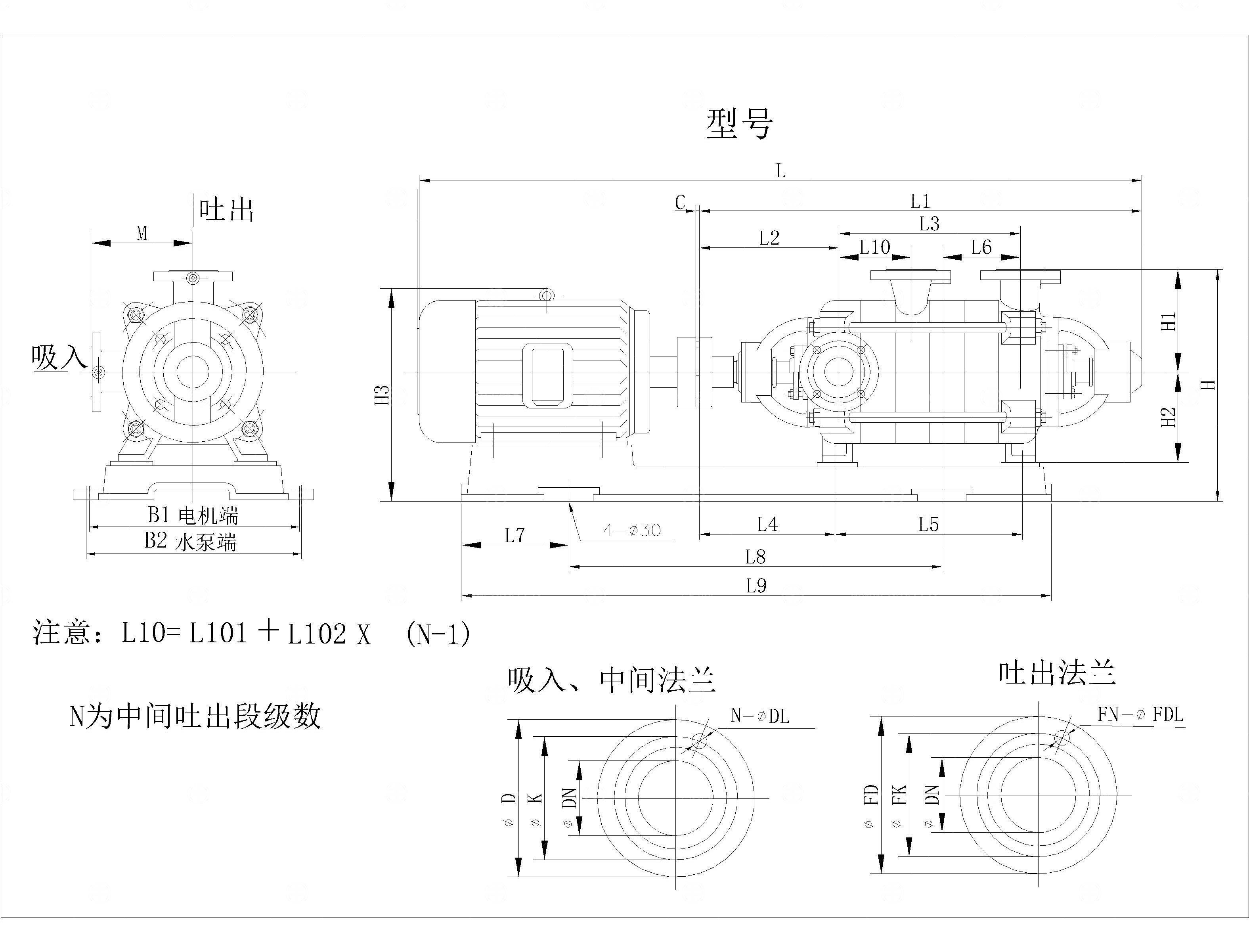各种水泵cad