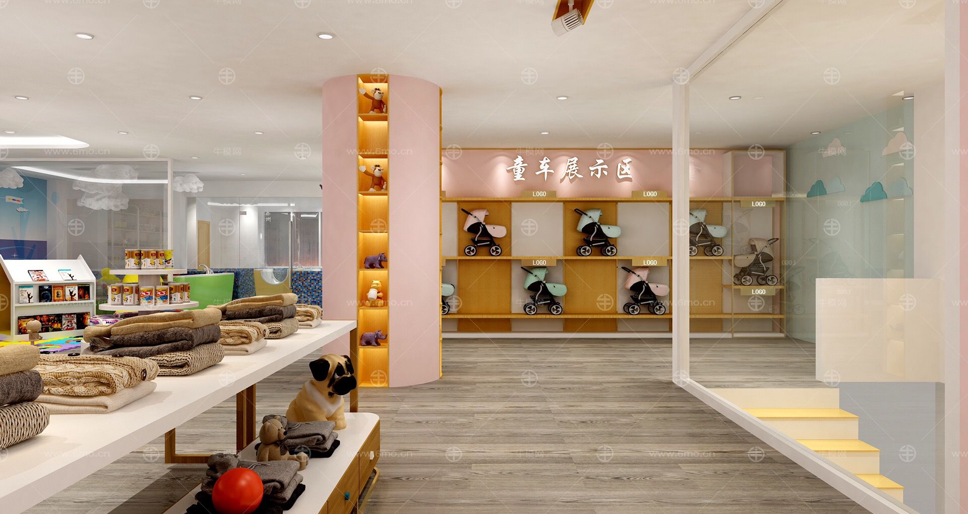 母婴店CAD施工图