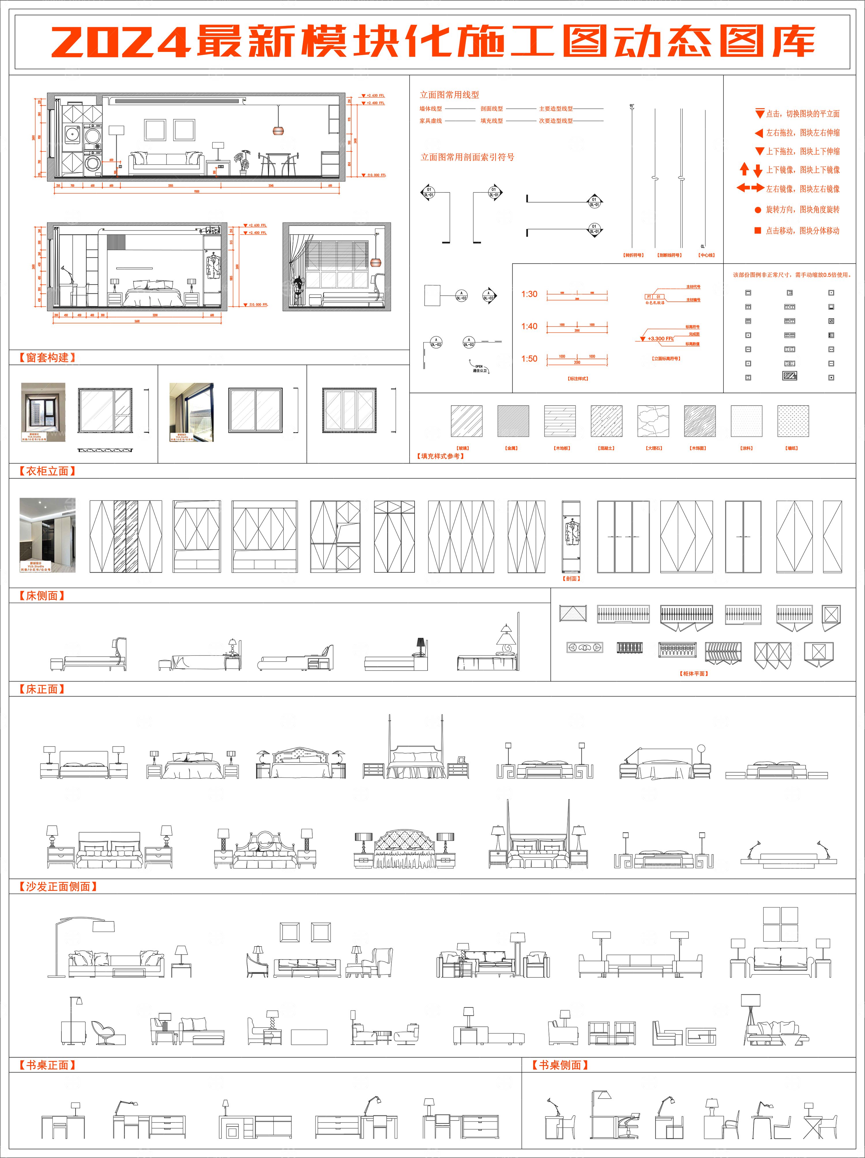 2024最新模块化施工图动态图库
