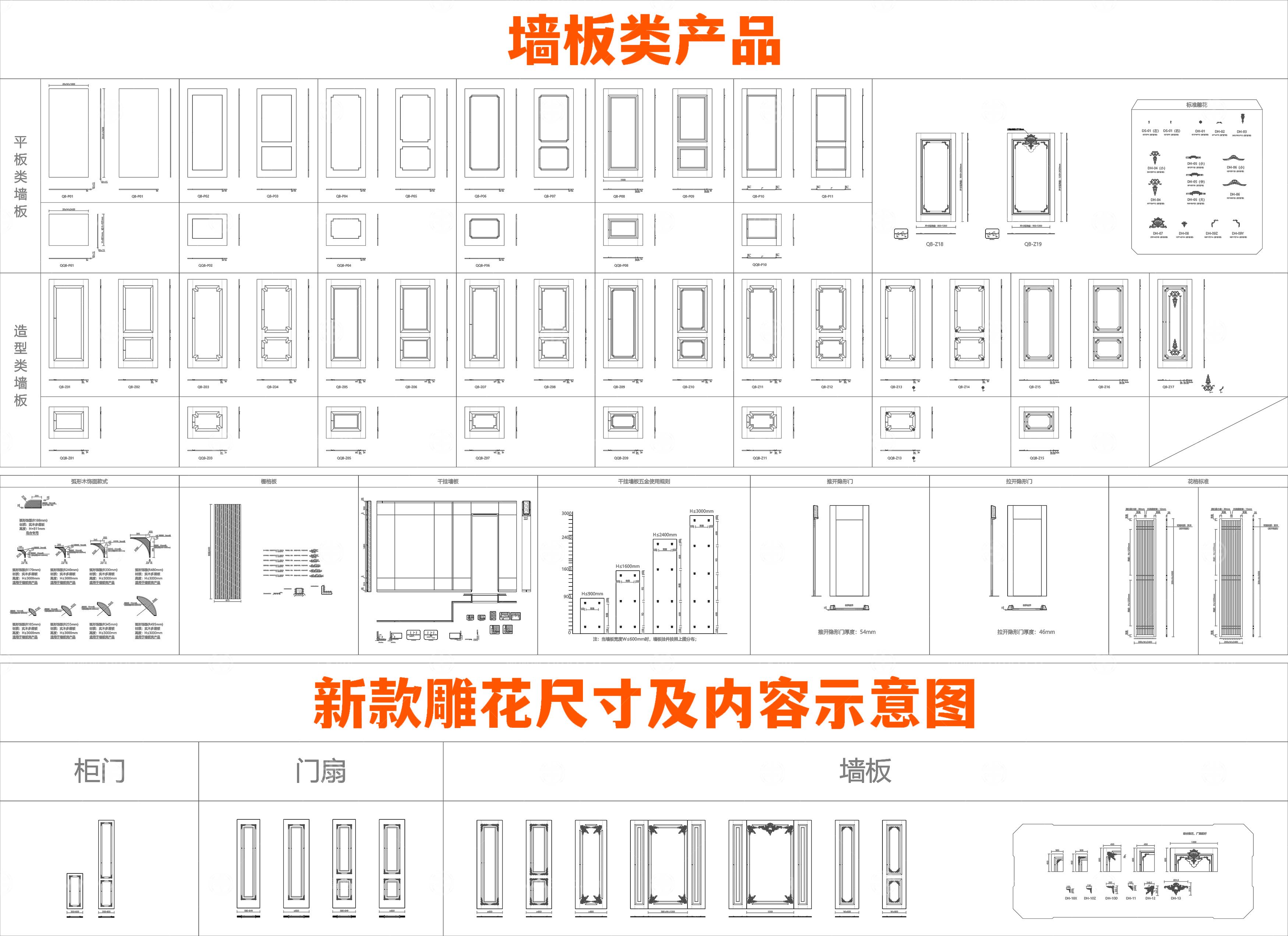 2024精选木作CAD图库系列