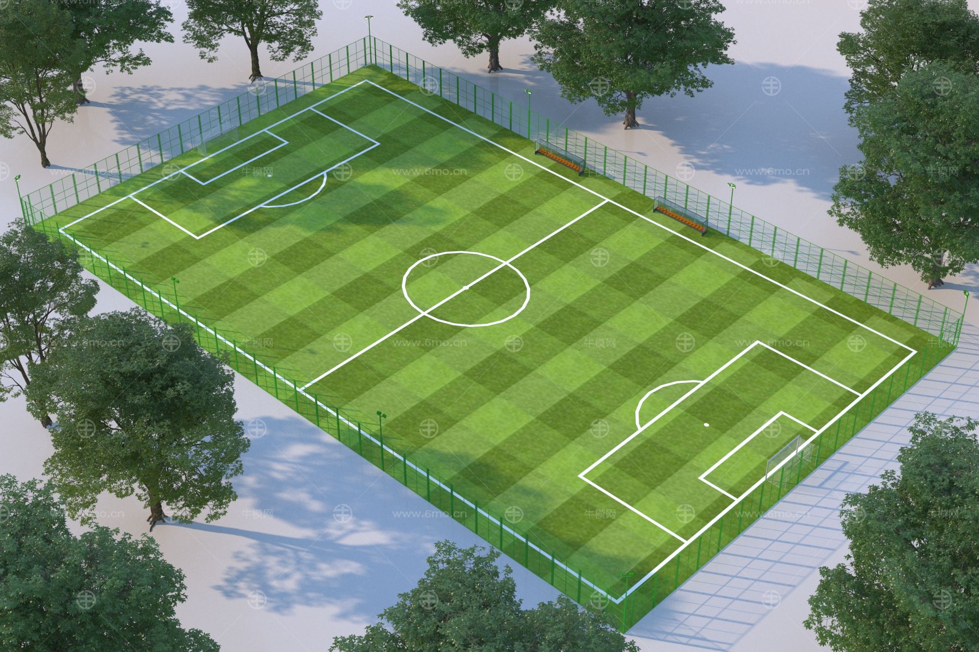 现代足球场 