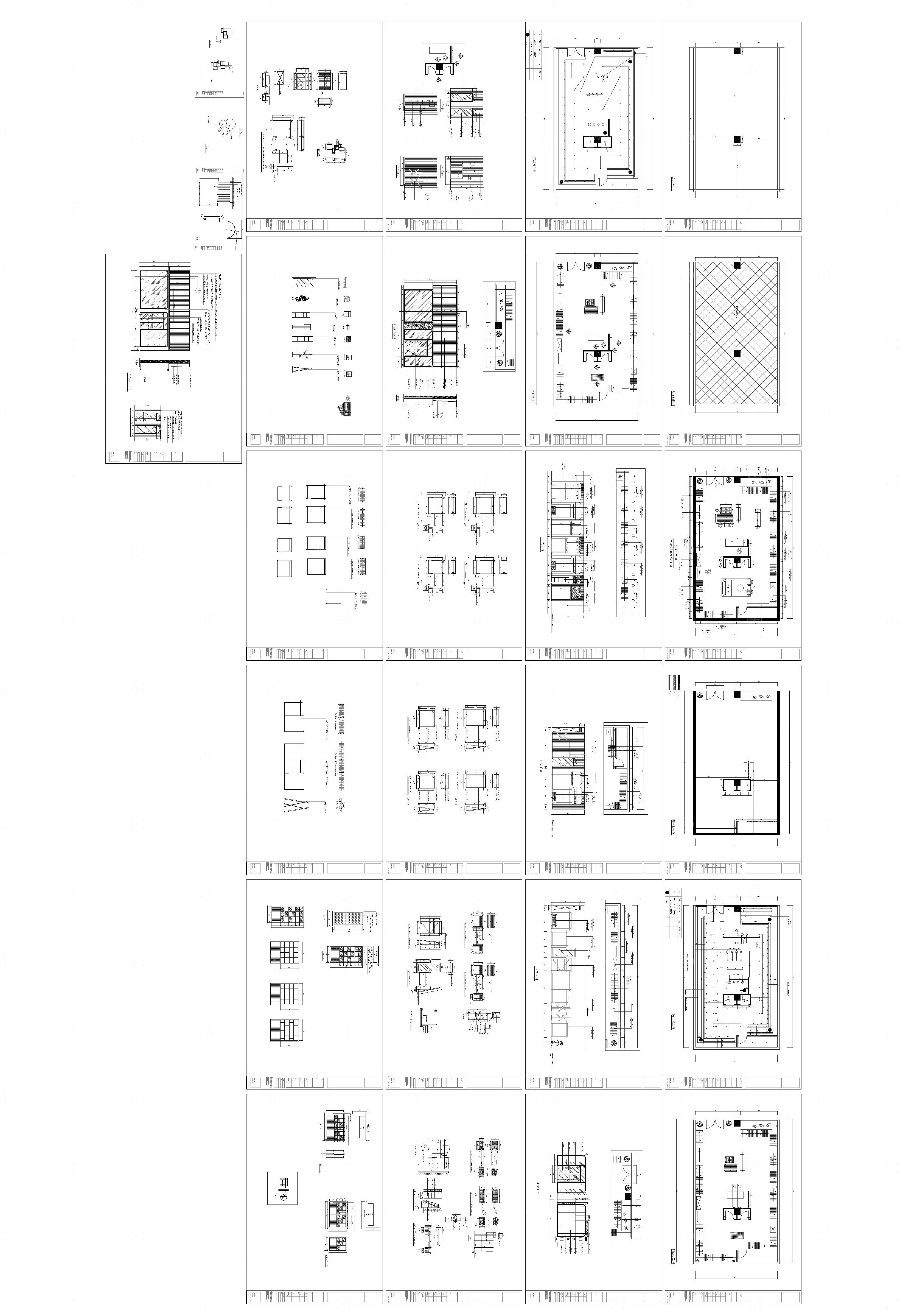 服装专卖店设计施工图