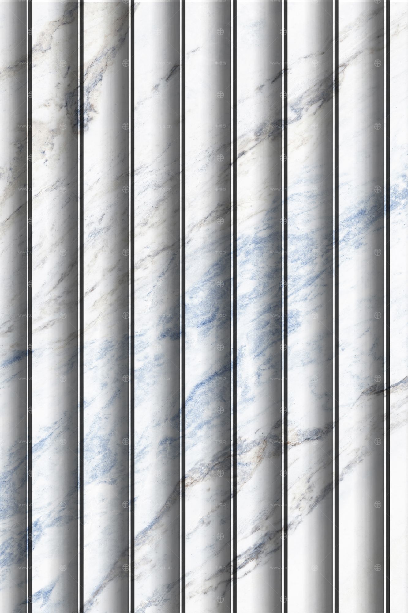 高清大理石格栅波浪板