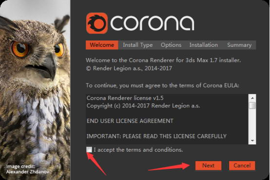 Corona Renderer1.7【CR渲染器1.7】for 3dmax2012-2018(64位)英文破解版安装图文教程、破解注册方法