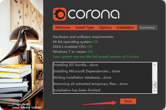 Corona Renderer1.7.4【CR渲染器1.7.4】for 3dmax2012-2018(64位)英文破解版安装图文教程、破解注册方法