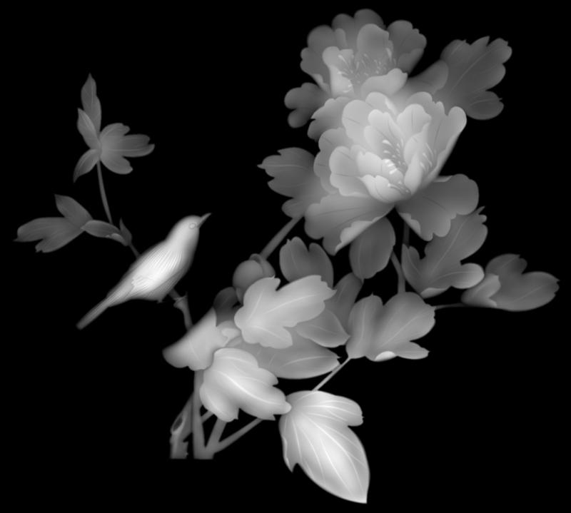 高光遮罩黑白3d贴图下载