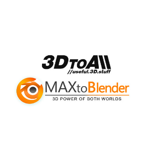 3D MAX模型场景导入Blender插件 MaxToBlender v3.2 破解版
