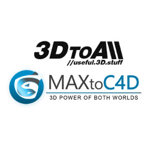 3DS MAX场景模型导入C4D插件 MAXtoC4D v5.1 R15-R24 Win破解版