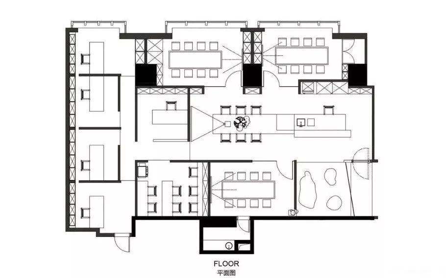 300㎡现代原木简约风赋予办公空间的艺术性