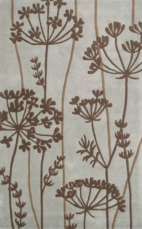 植物图案方形地毯