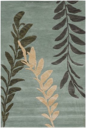 植物图案方形地毯