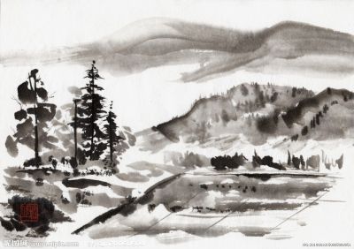 水墨字画