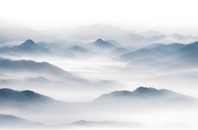 新中式山水<b>背</b><b>景</b><b>墙</b>壁画壁纸