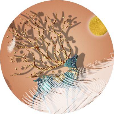 装饰画花芯挂画